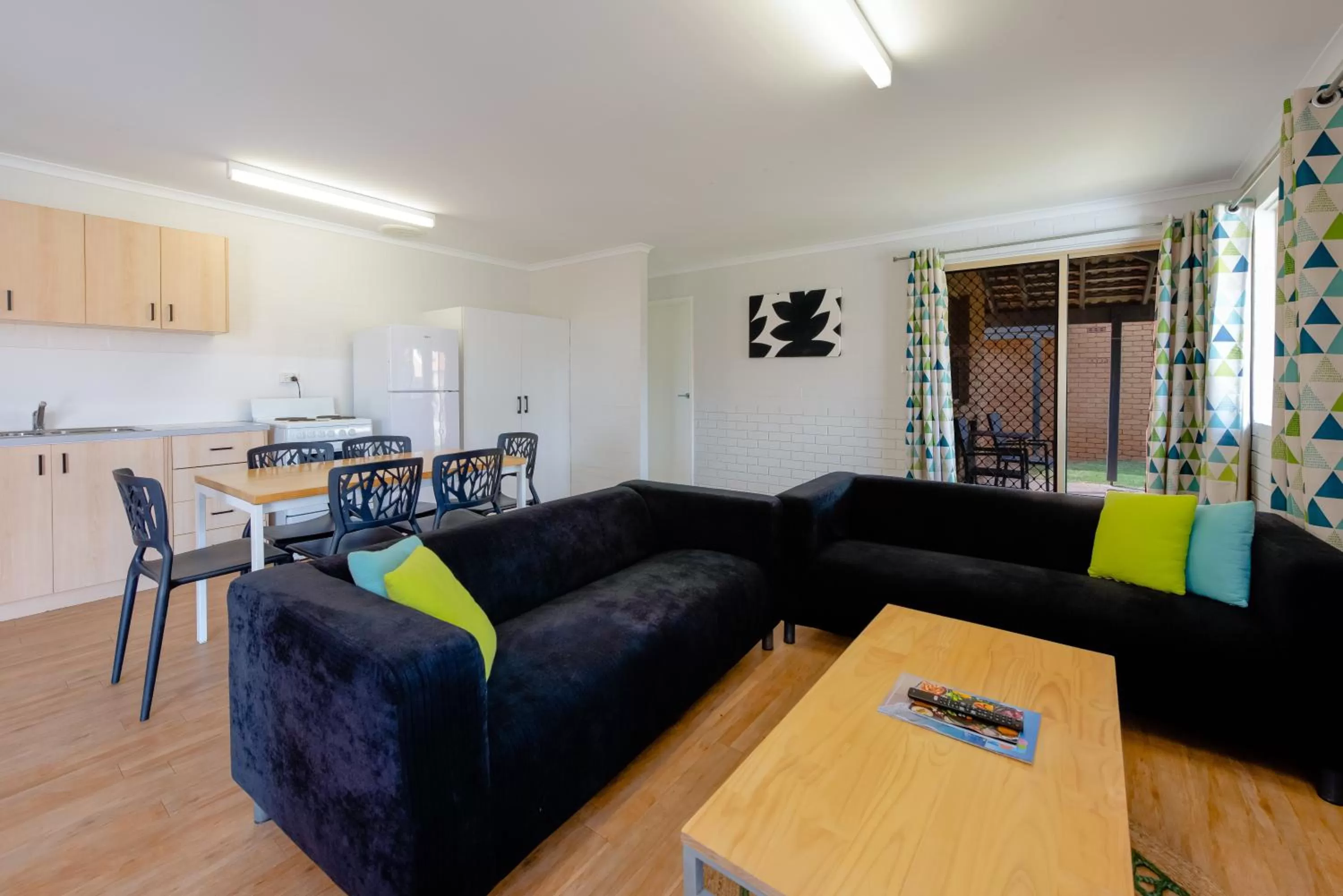 Living room in Geraldton's Ocean West Holiday Units & Short Stay Accommodation