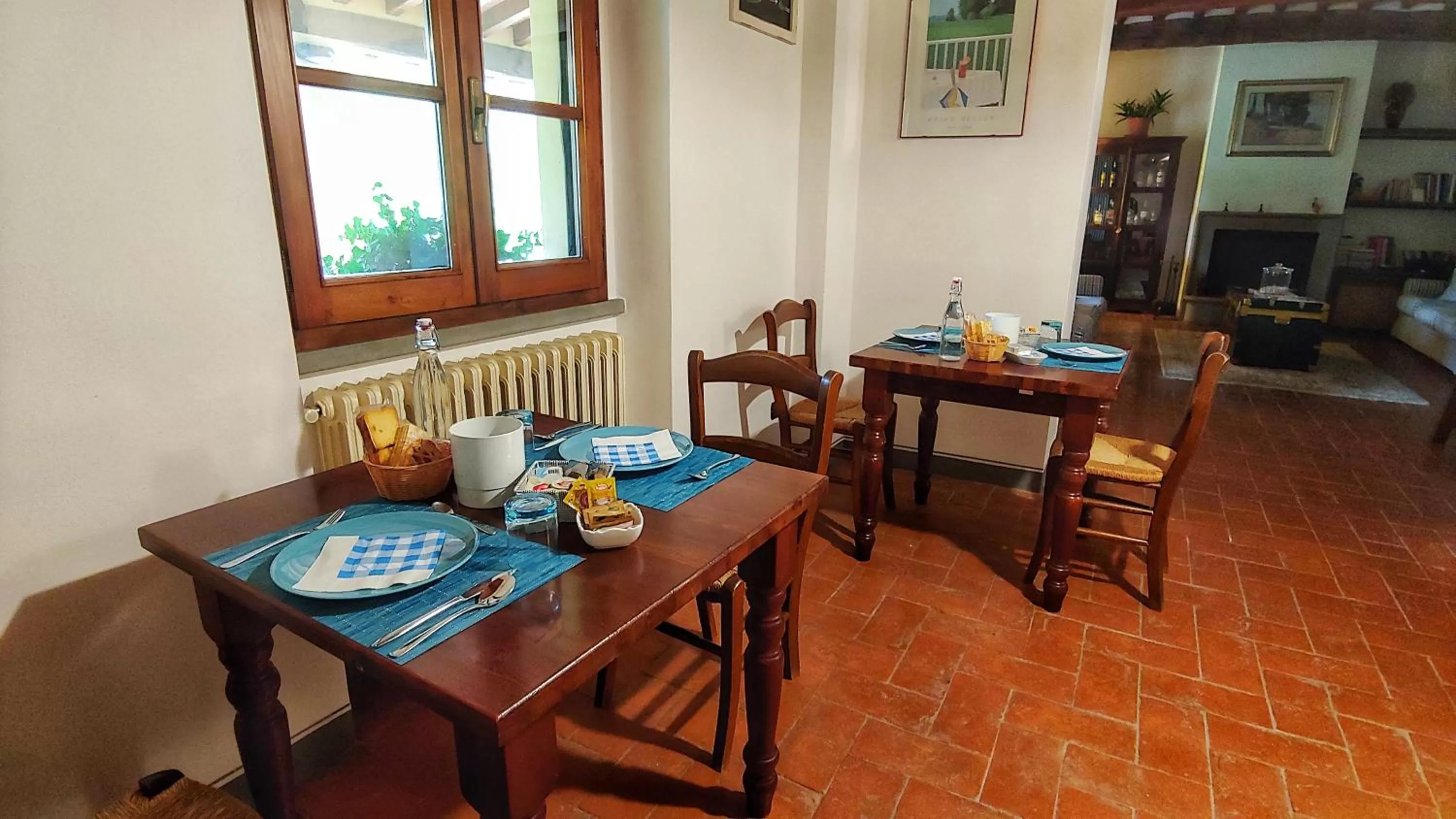 Continental breakfast in Torrebianca Tuscany