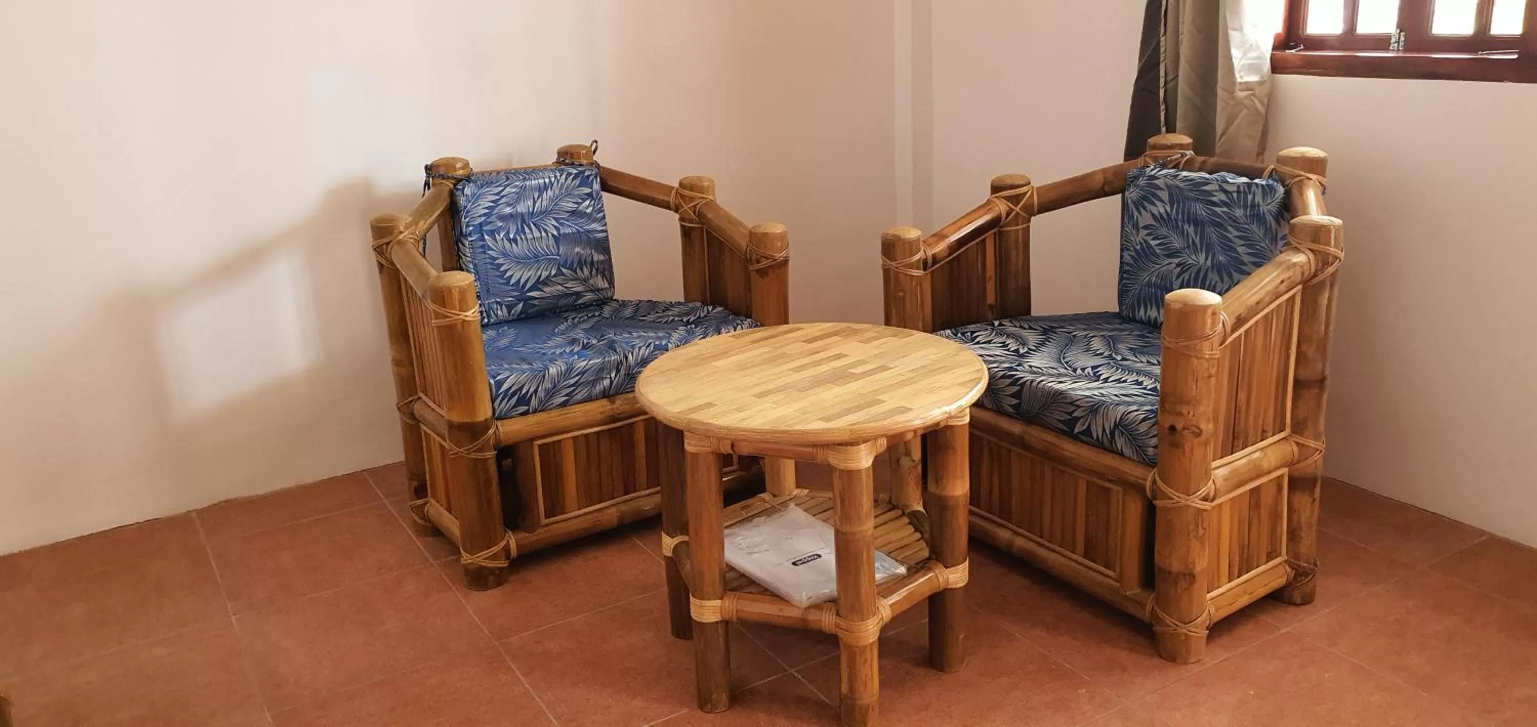 Seating area in Tauig Beach Resort