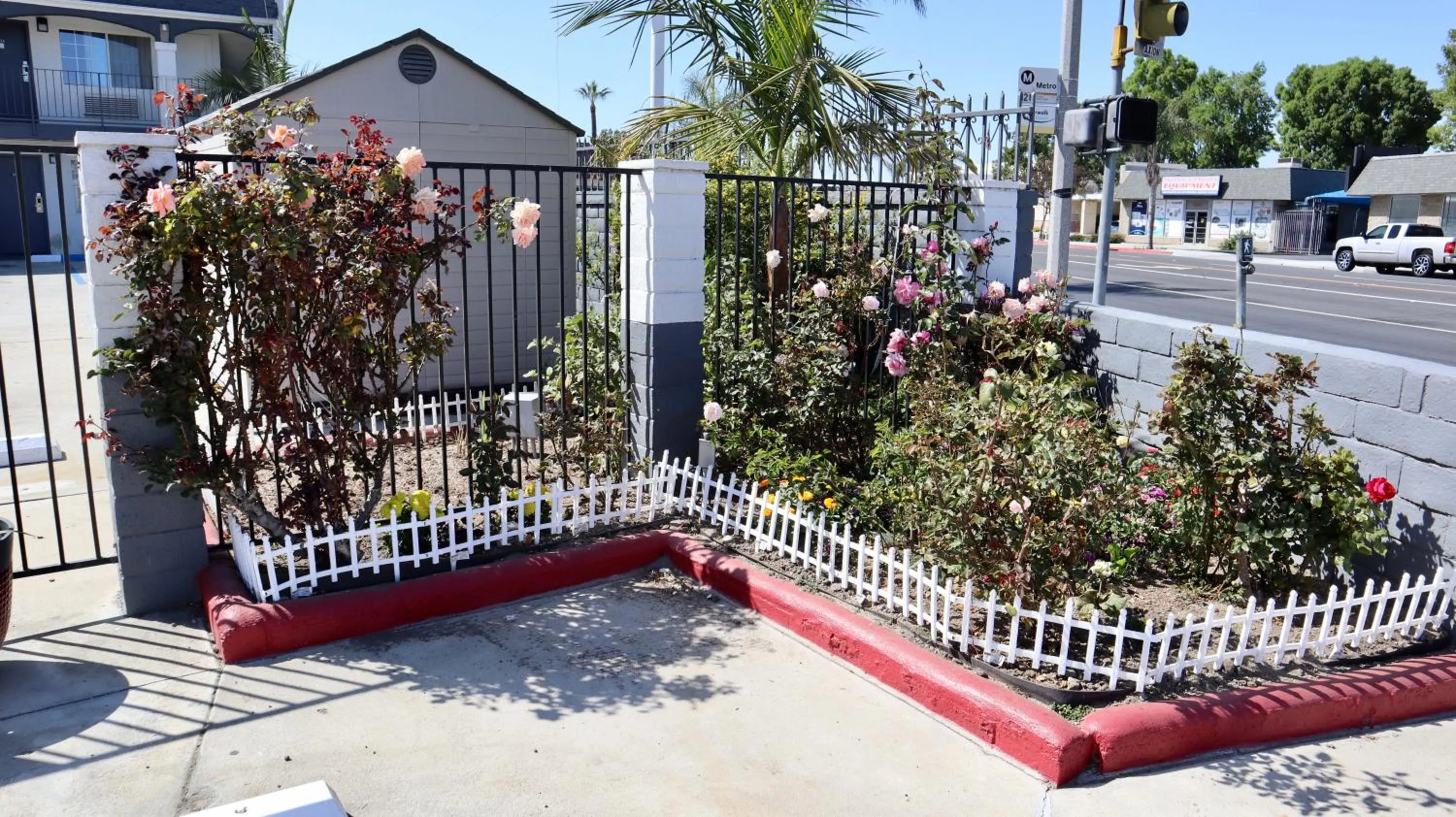 Garden in Value Inn Bellflower