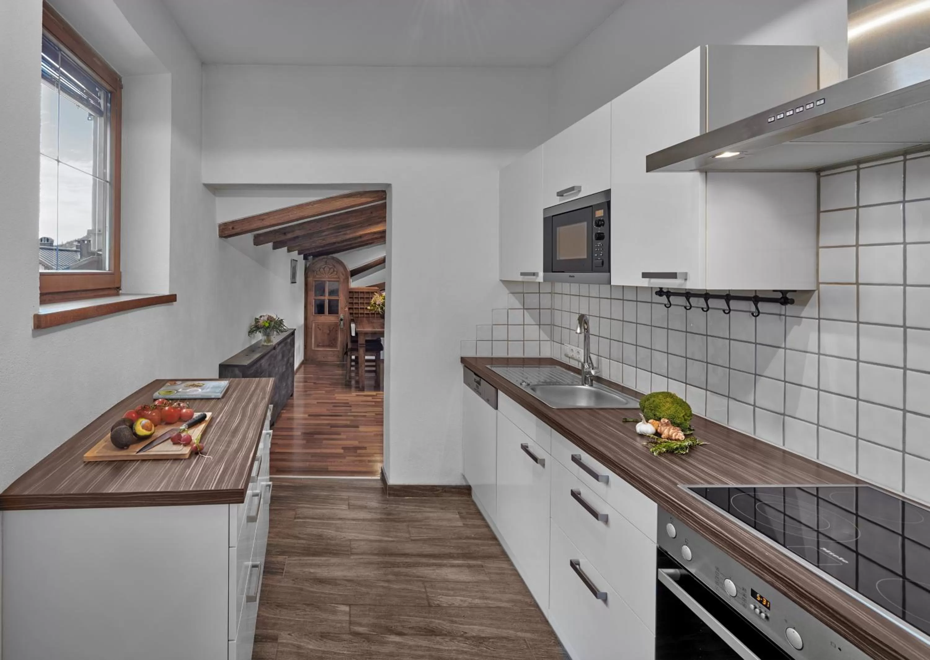 Kitchen or kitchenette in Hotel Goldener Greif