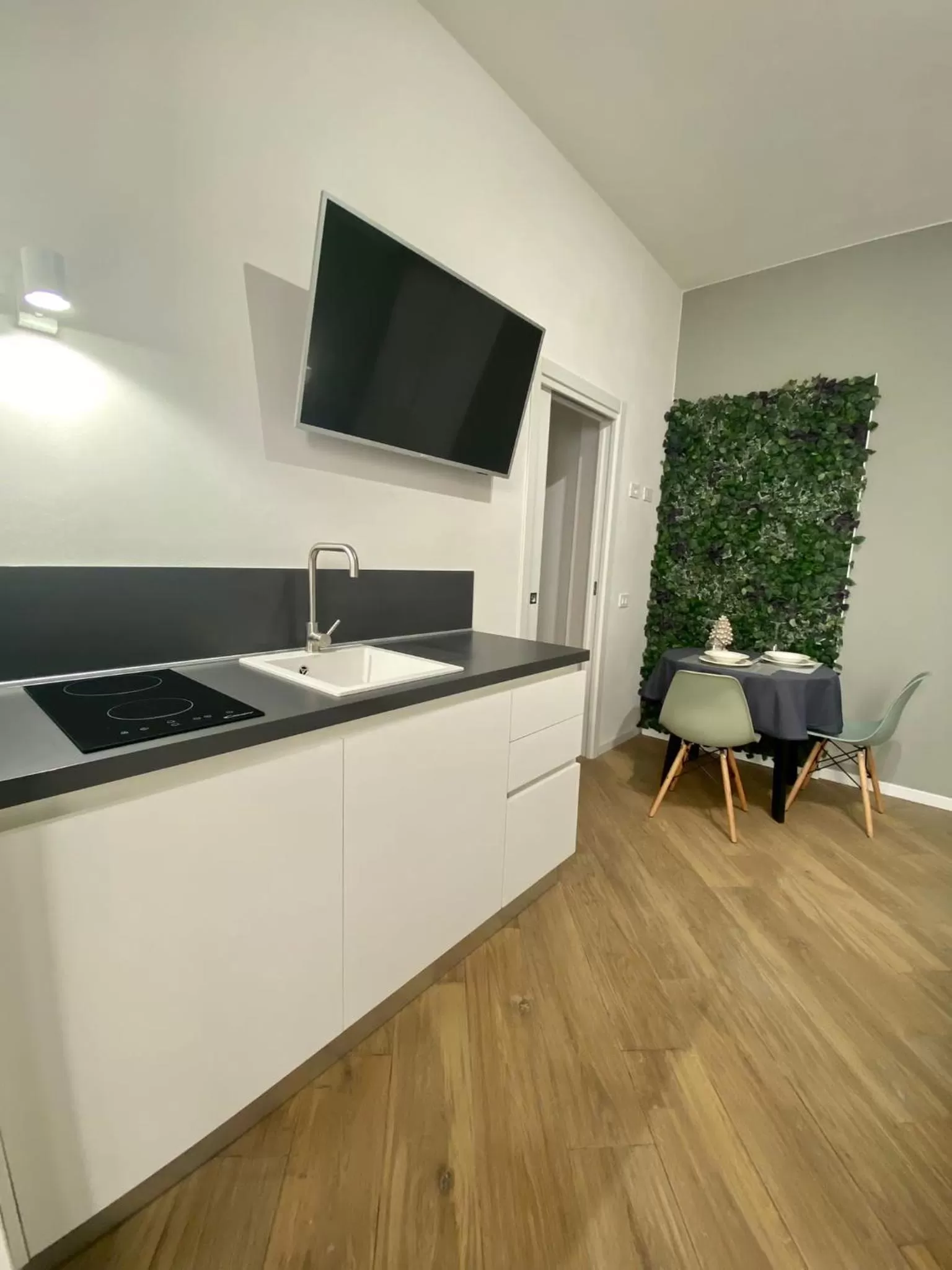 Kitchen or kitchenette in ALBARIA ROOMS-APARTMENTS