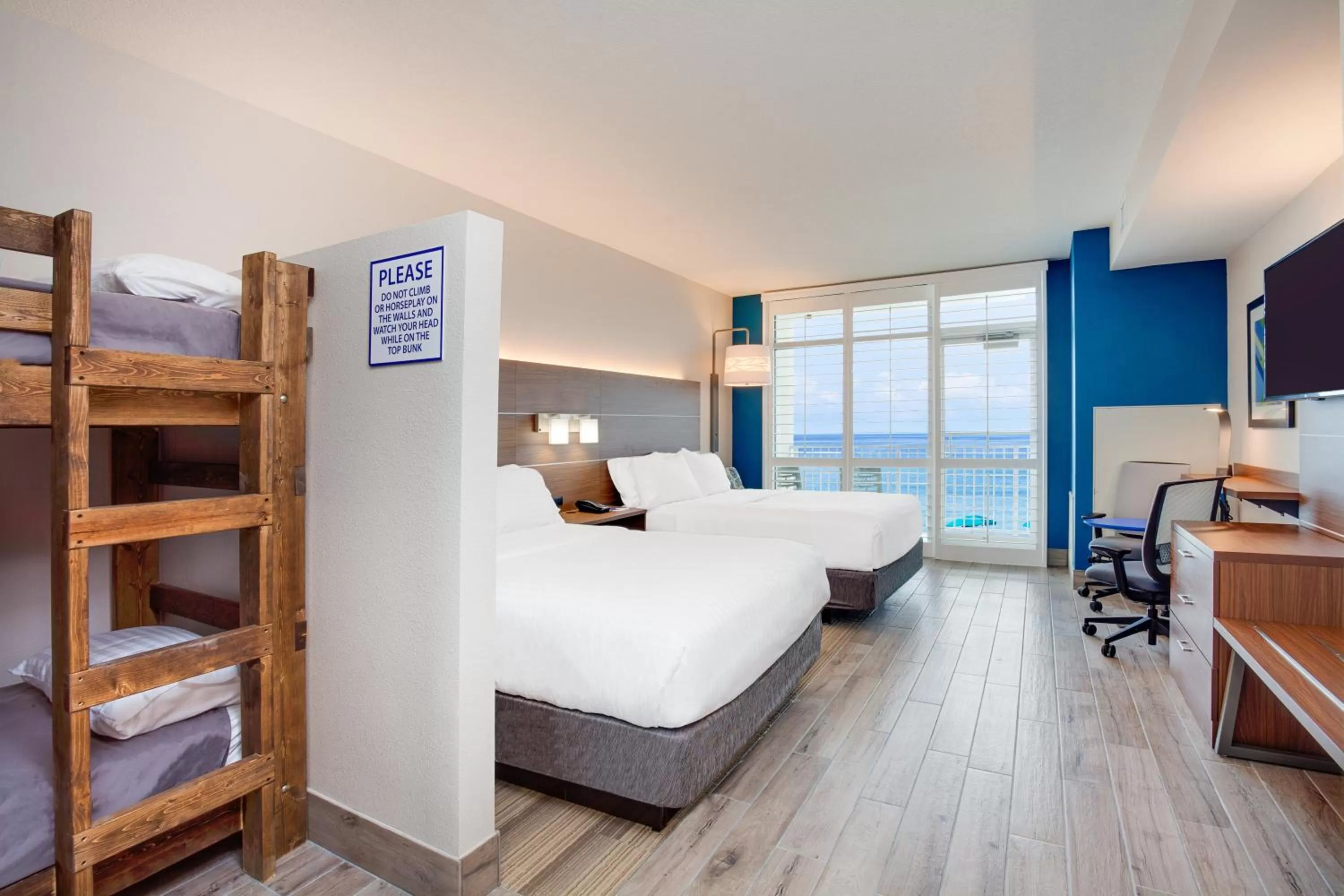 Photo of the whole room, Bed in Holiday Inn Express & Suites Panama City Beach - Beachfront by IHG
