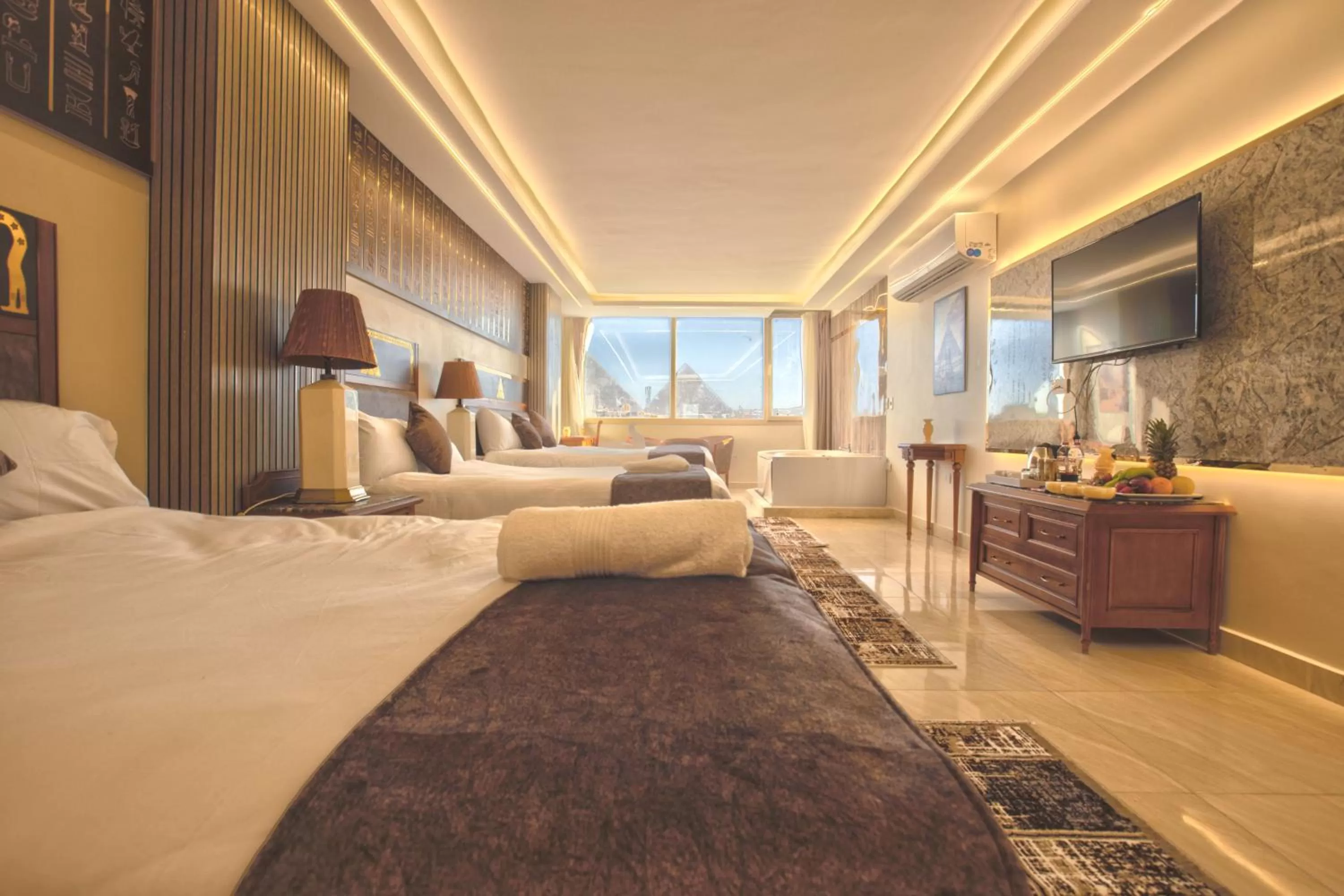 Photo of the whole room in The Muse Pyramids