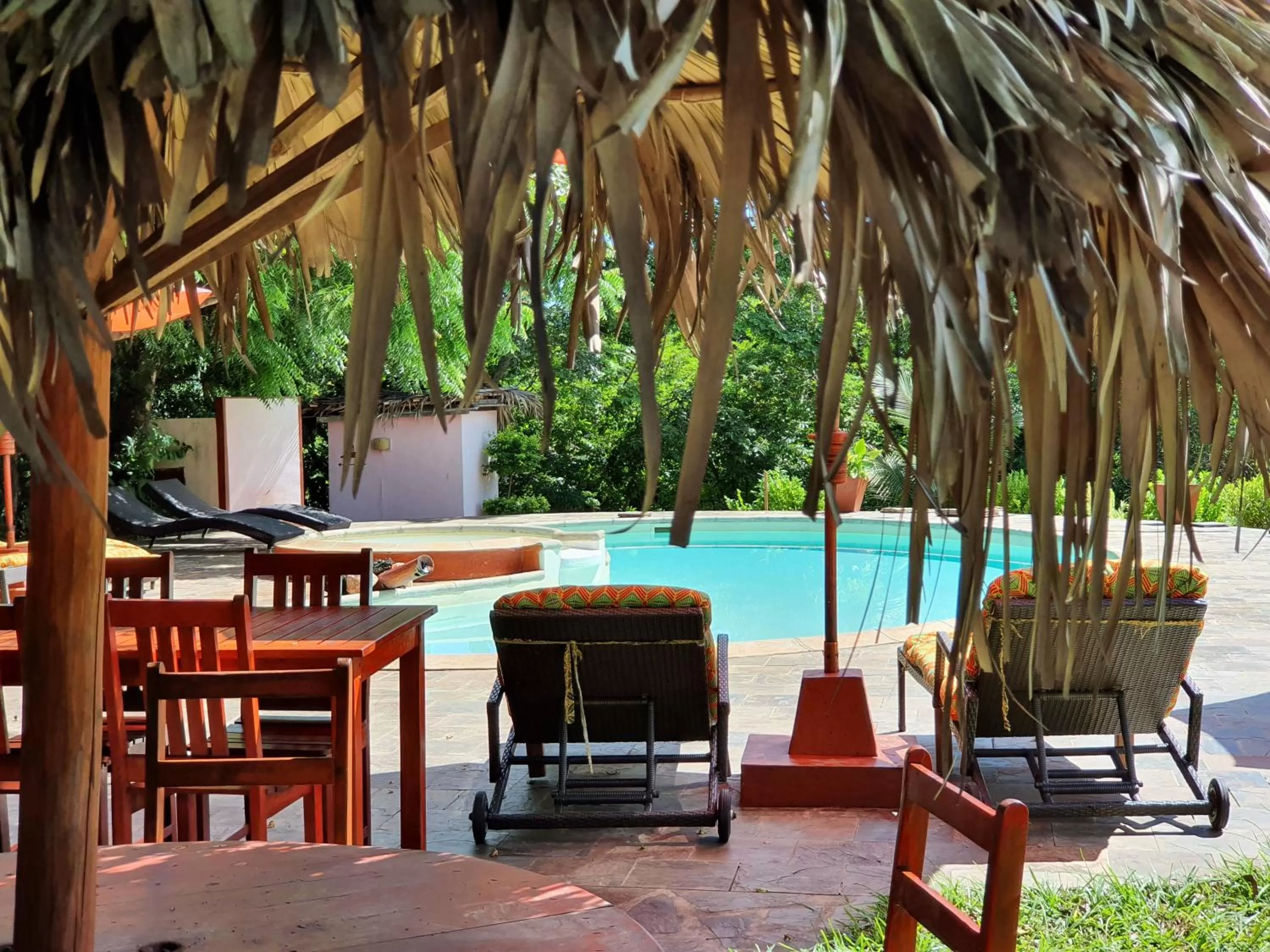 Patio in Hotel Lakana Ramena