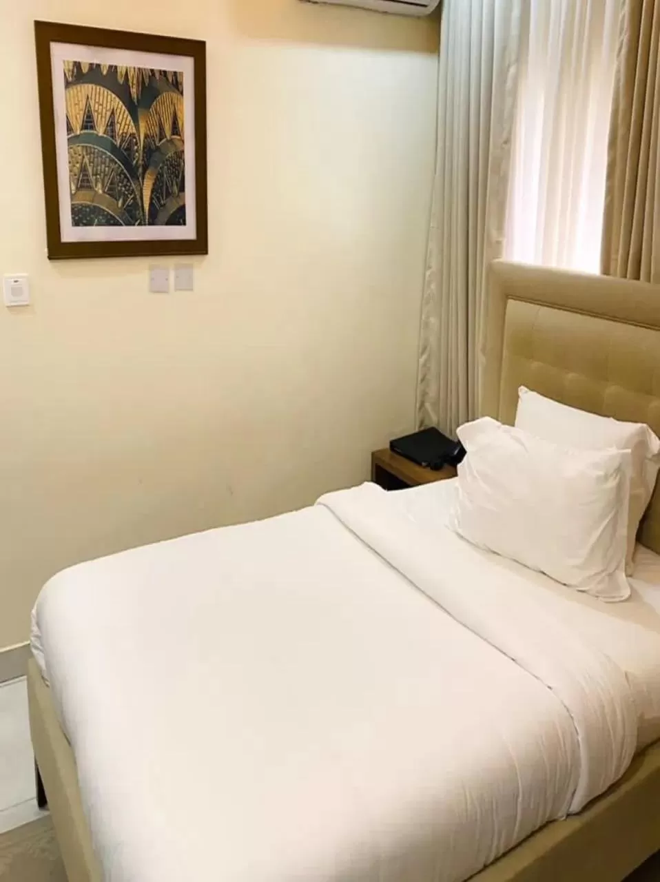 Bed in Plush Hotel,Abuja