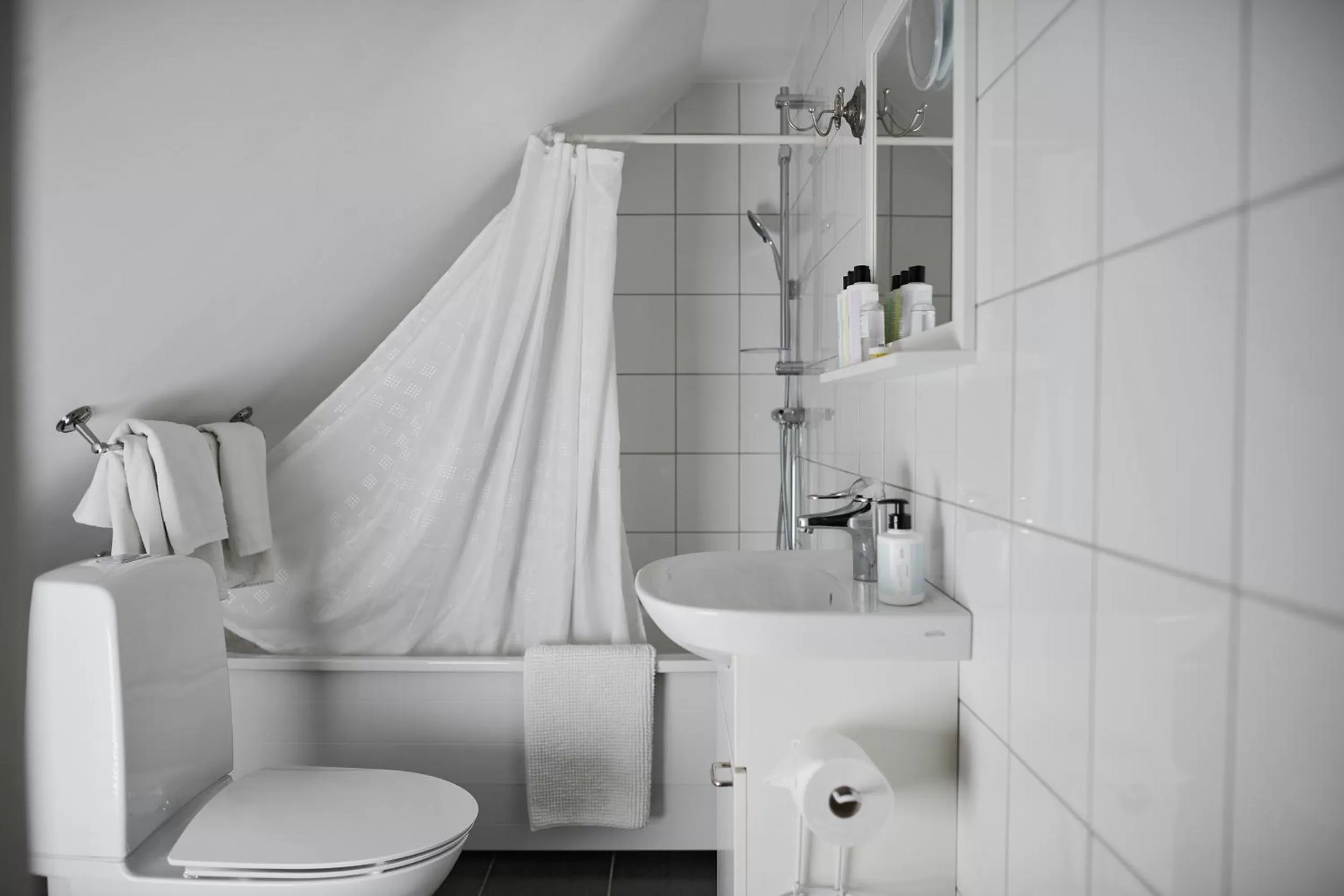 Toilet in Hotell Bäckagården