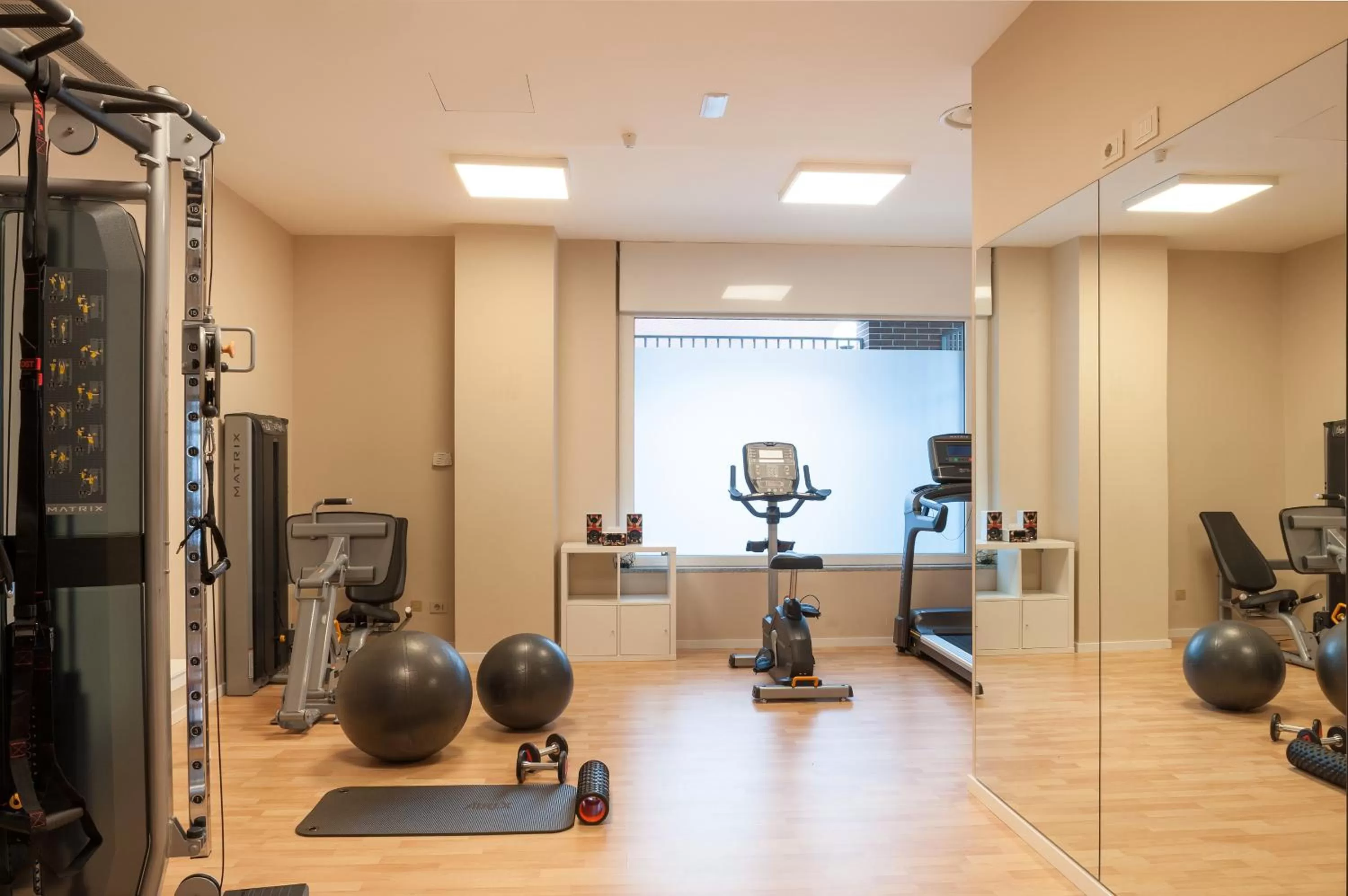 Fitness centre/facilities in Agora' Palace Hotel