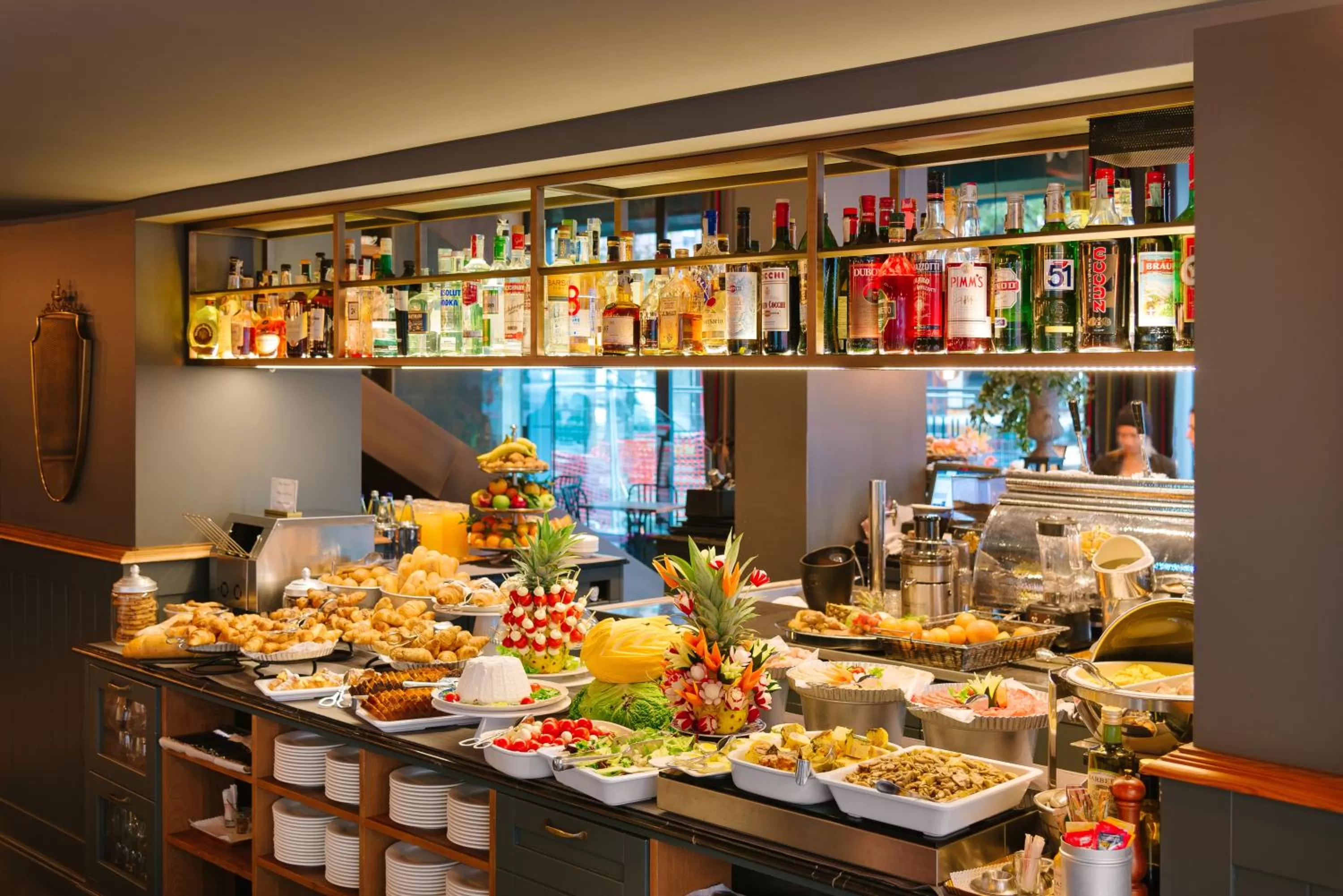 Food close-up in Windsor Hotel Milano