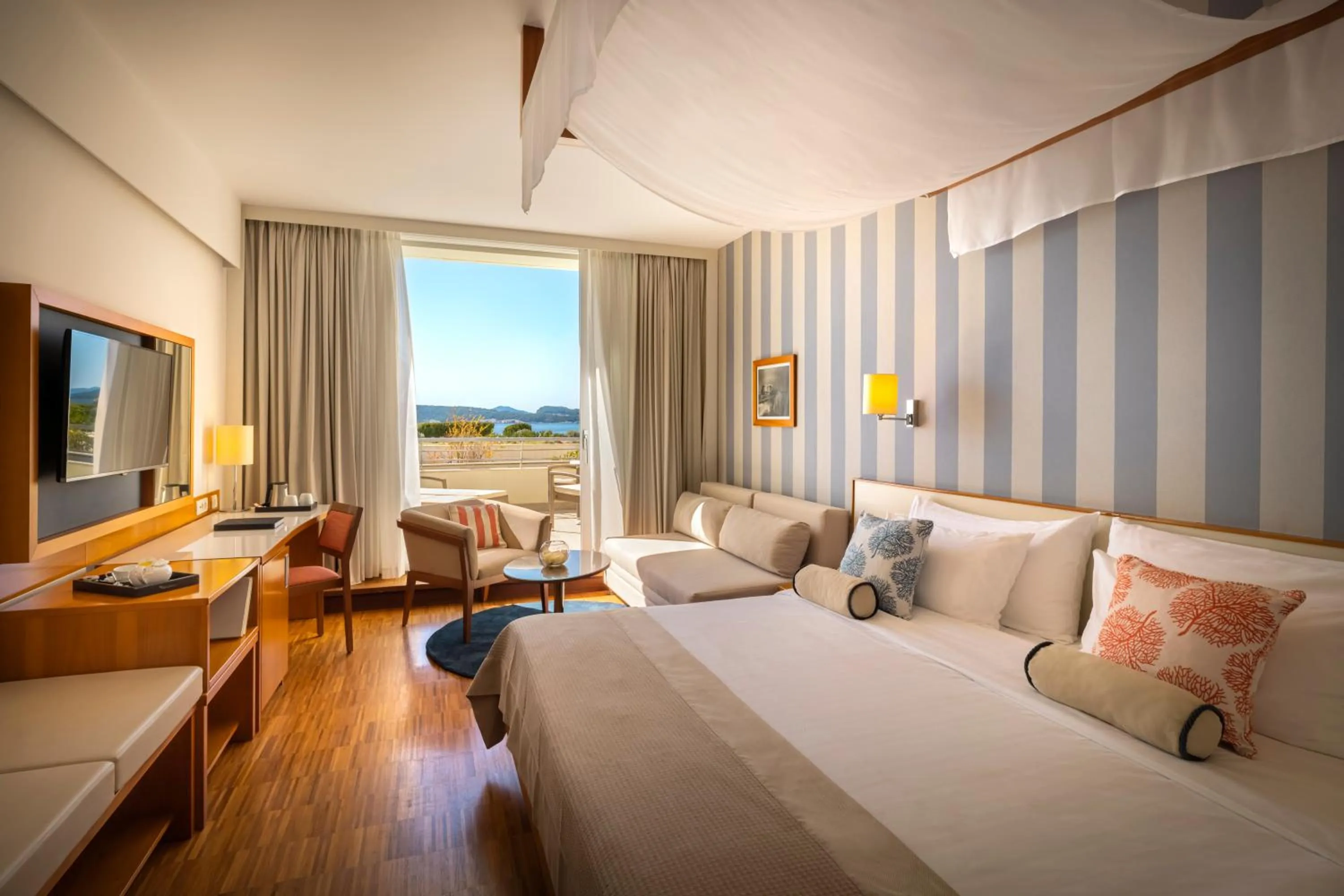 Bedroom, Bed in President Hotel, Valamar Collection