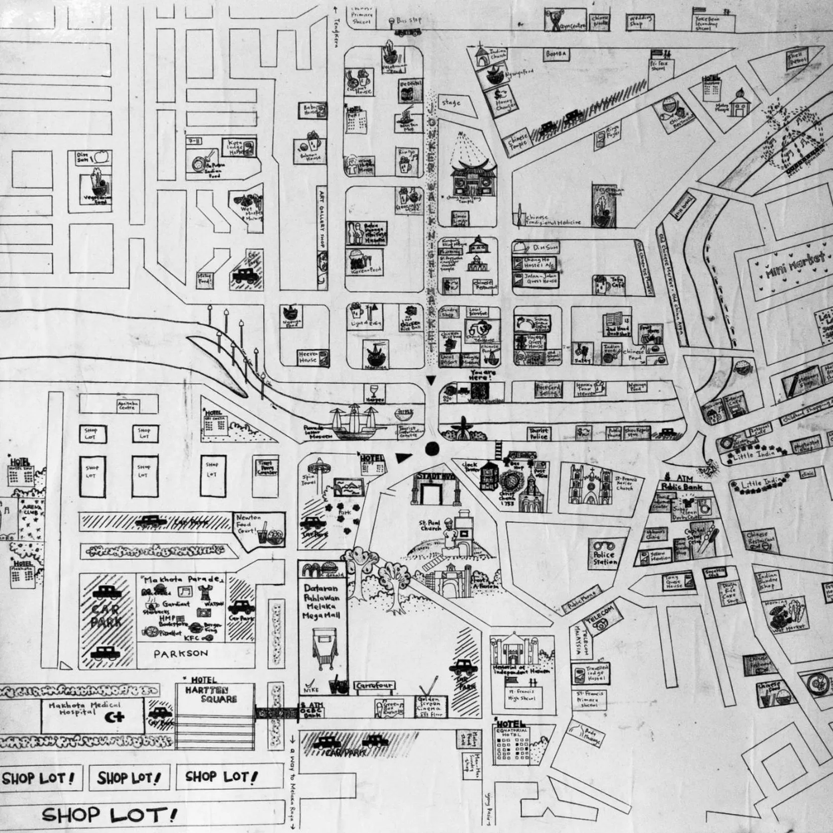 Location in Voyage Guesthouse