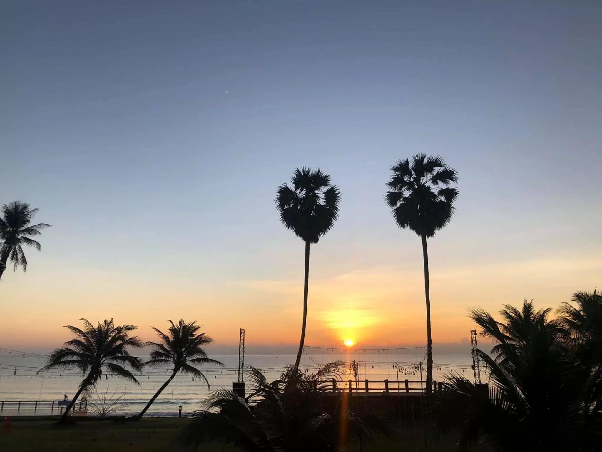 Sunrise in Ban Saithong Beach Resort