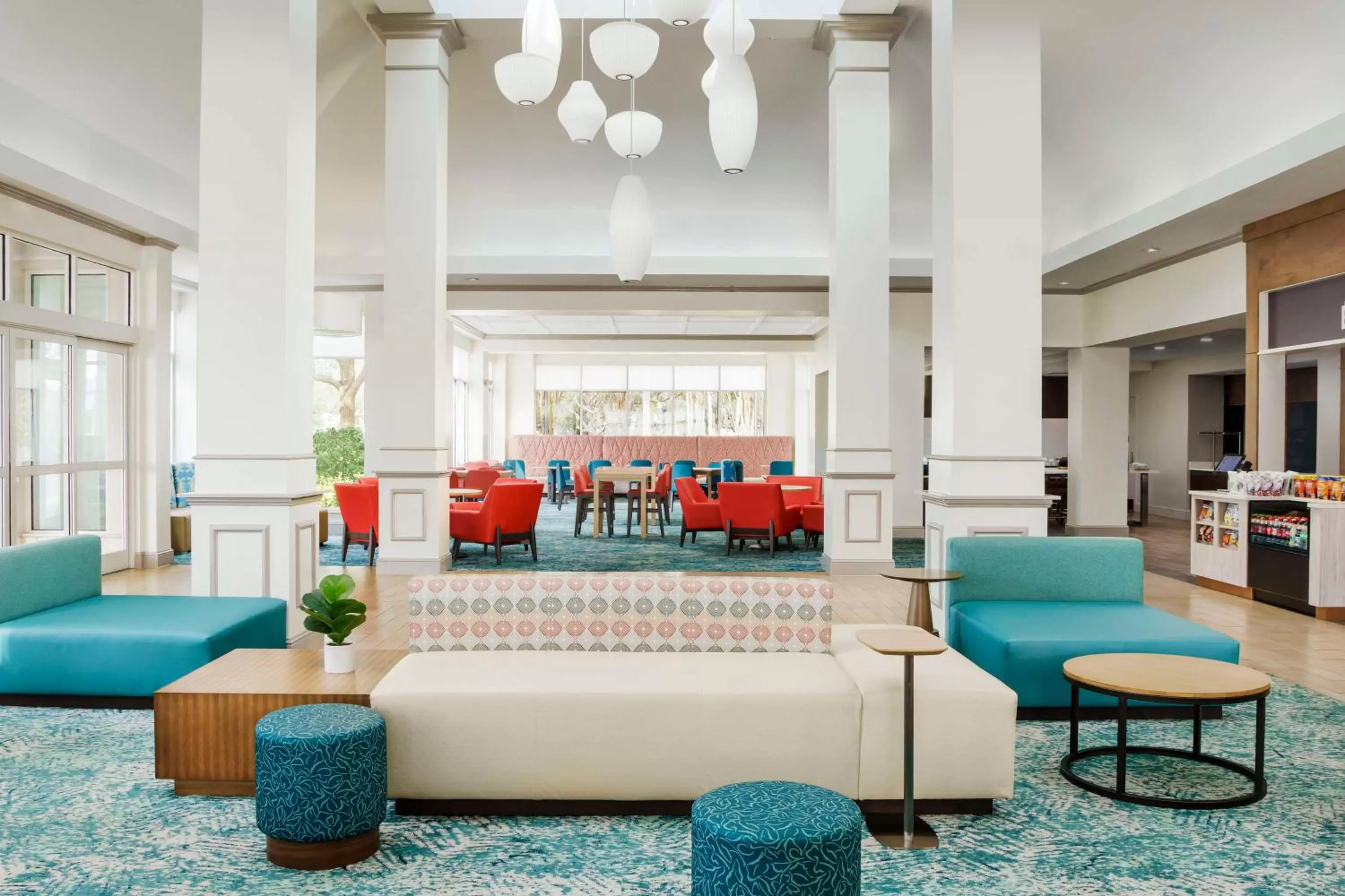 Lobby or reception in Hilton Garden Inn Orlando at SeaWorld