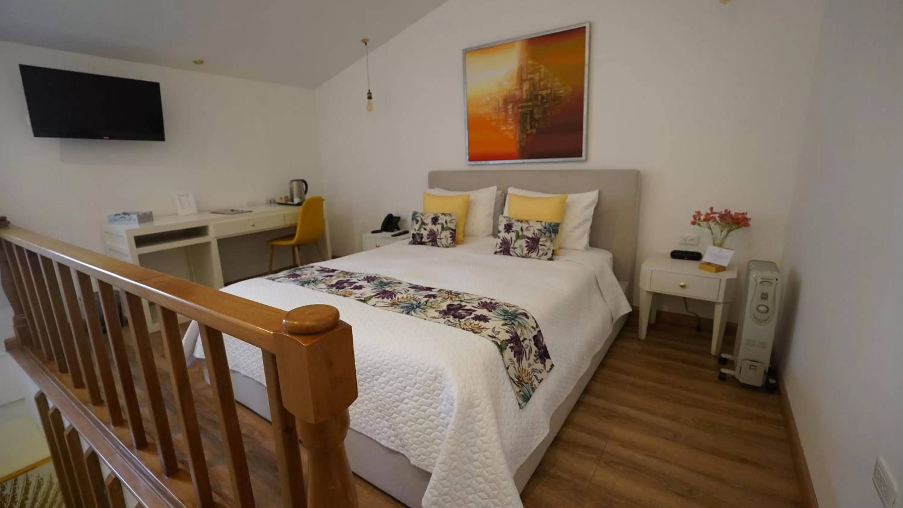 Bed in Adamas House Hotel Boutique