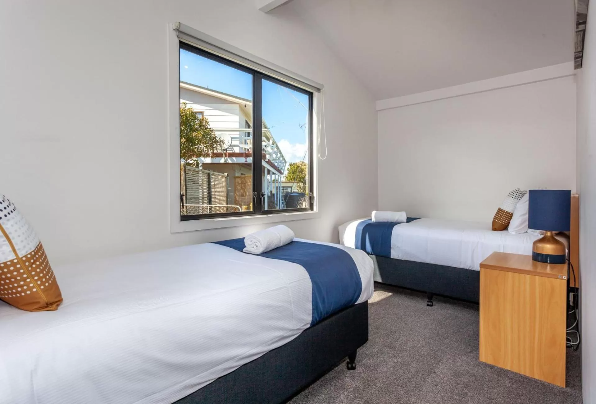 Bedroom, Bed in Tidewater Motel & Tourist Park