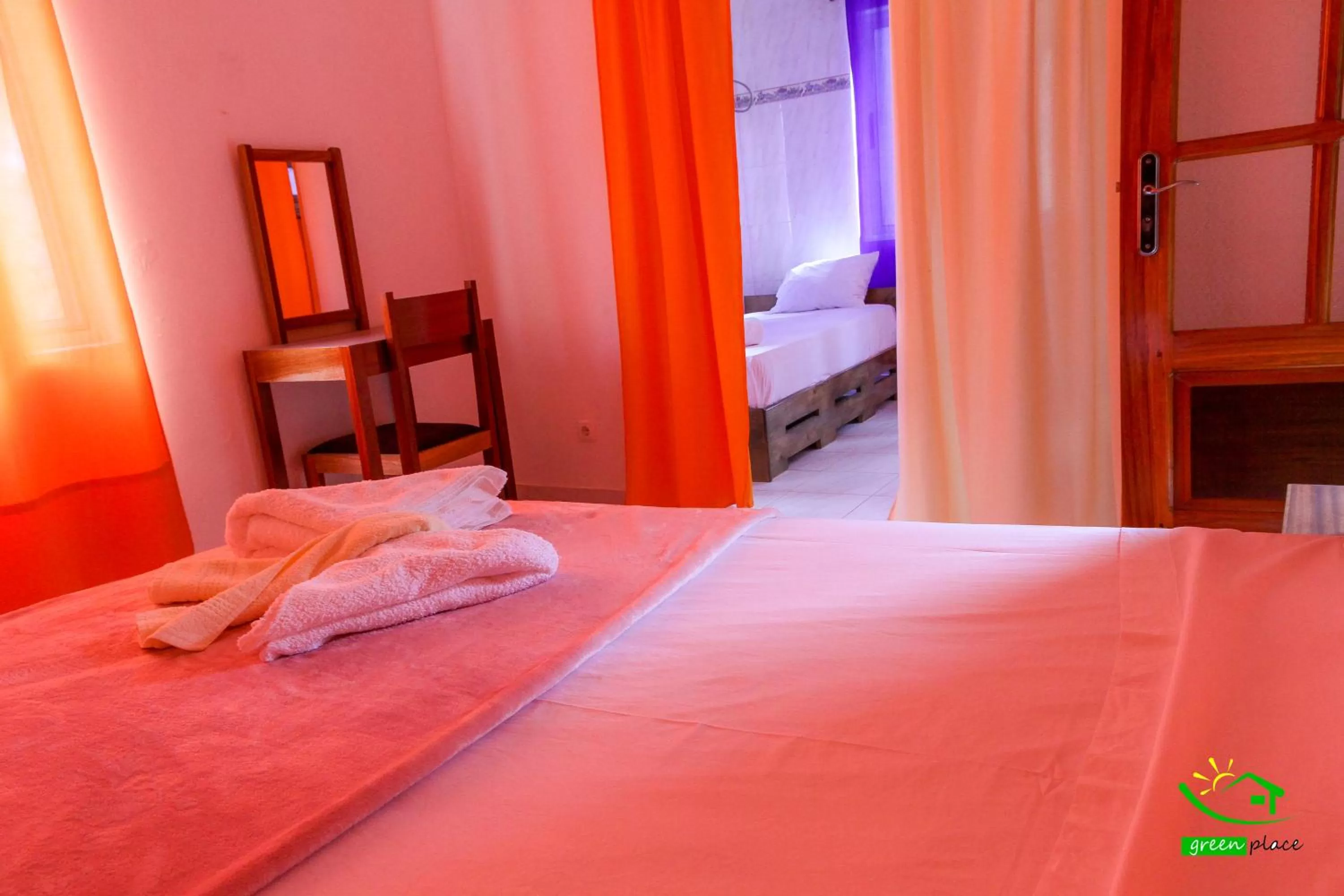 Bed in Pousada Green Place