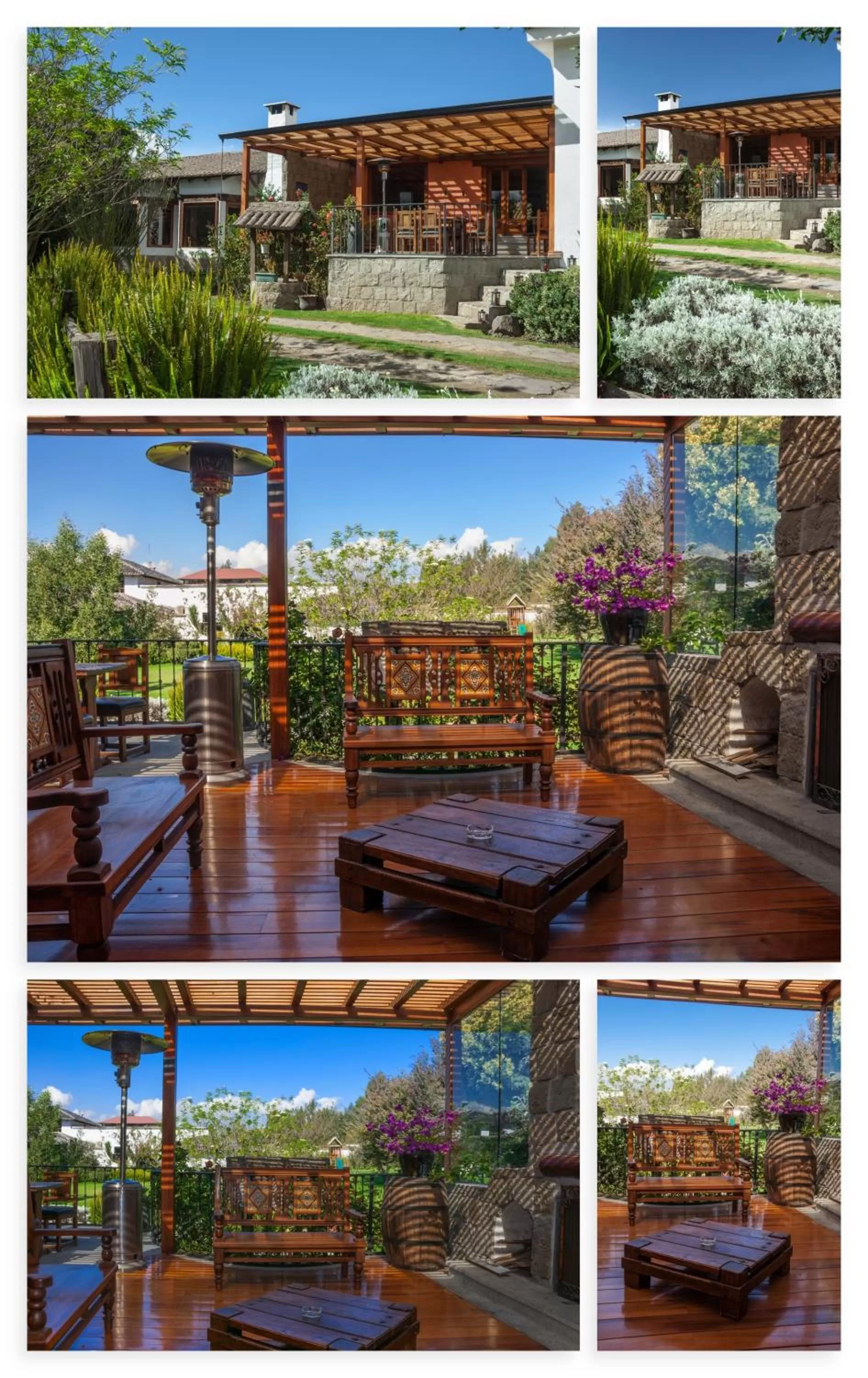 Balcony/Terrace in Hotel Hacienda Abraspungo