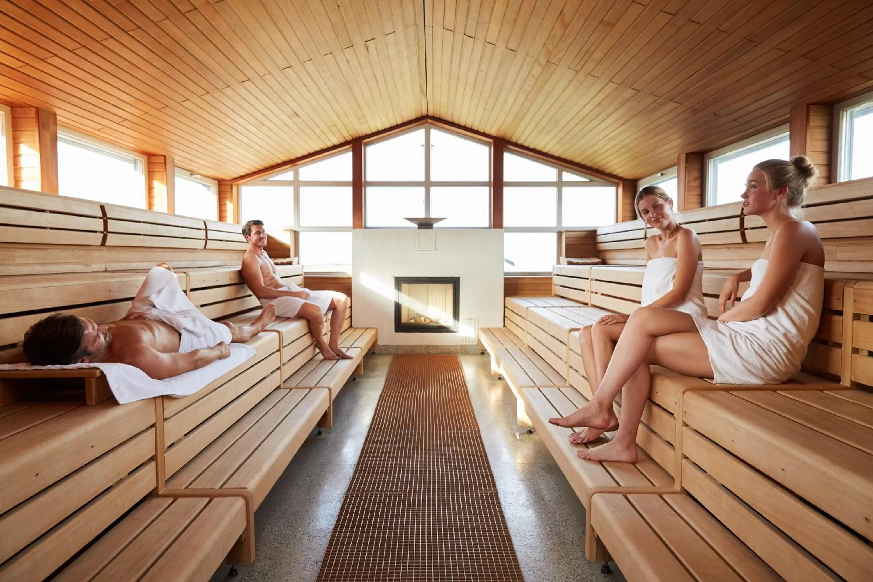 Sauna in Strandgut Resort