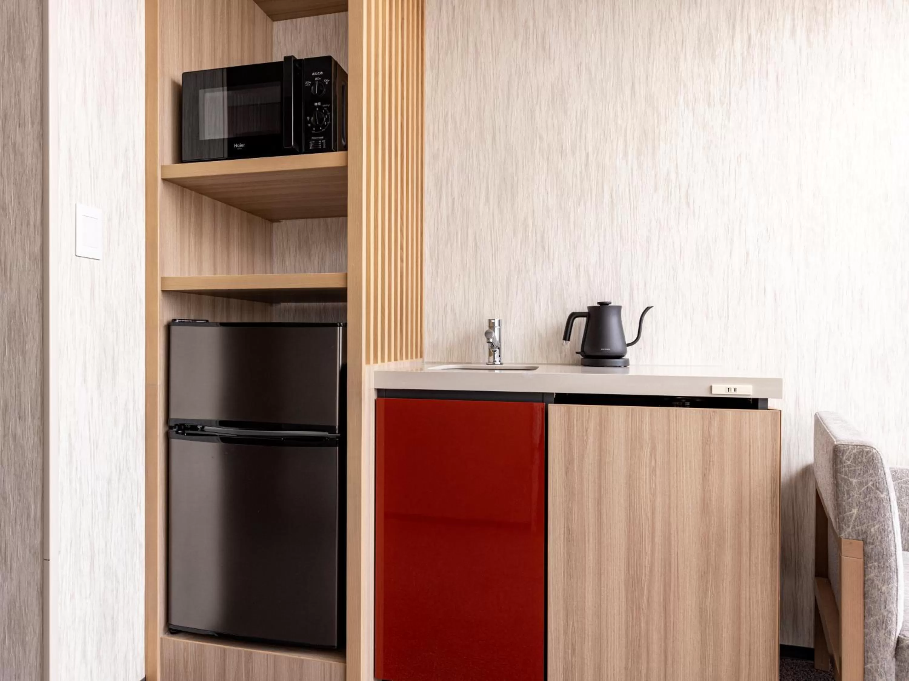 Kitchen or kitchenette in Tokyu Stay Kanazawa