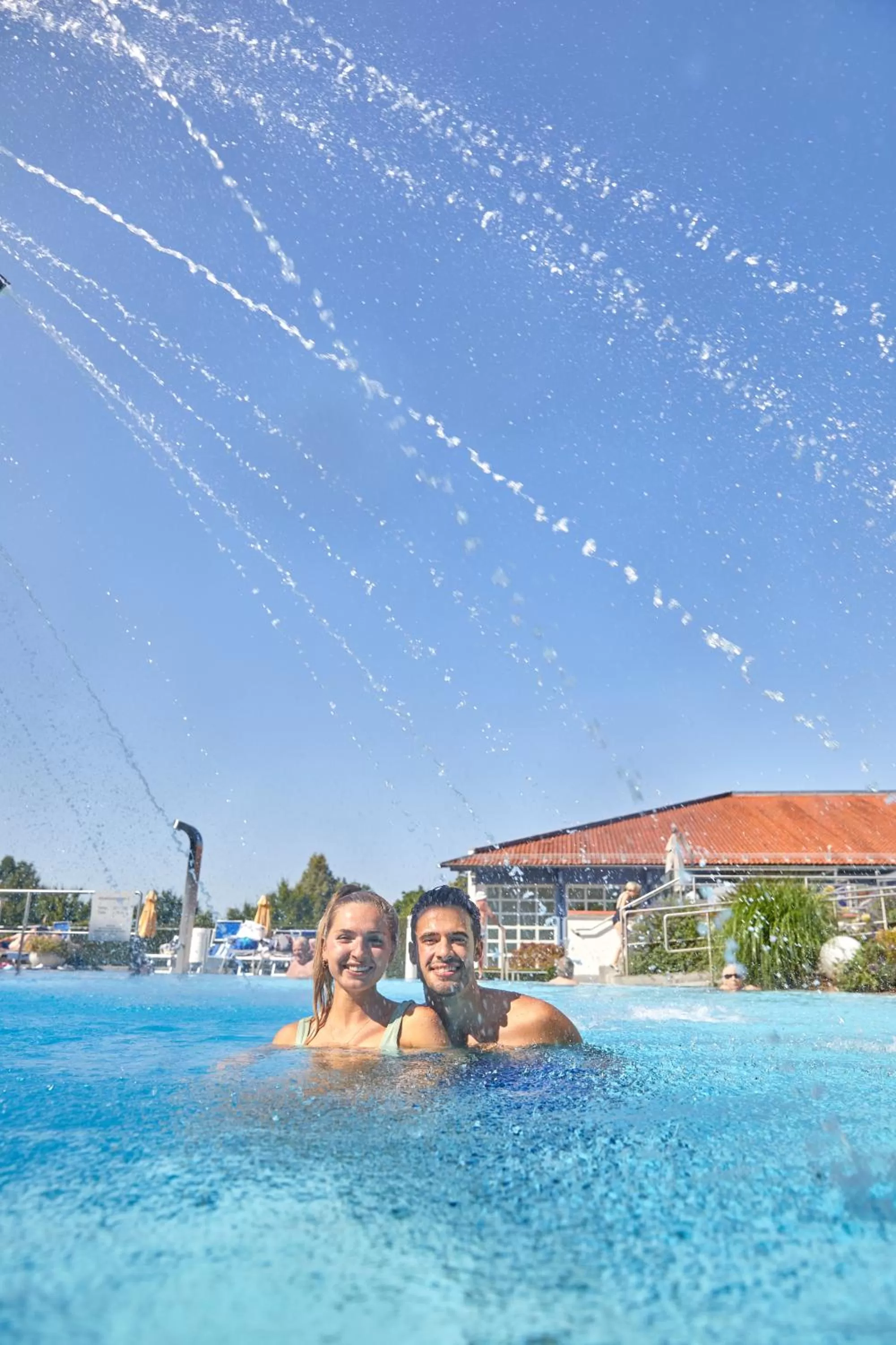 Hot Spring Bath in Appartement-Haus Blumenhof