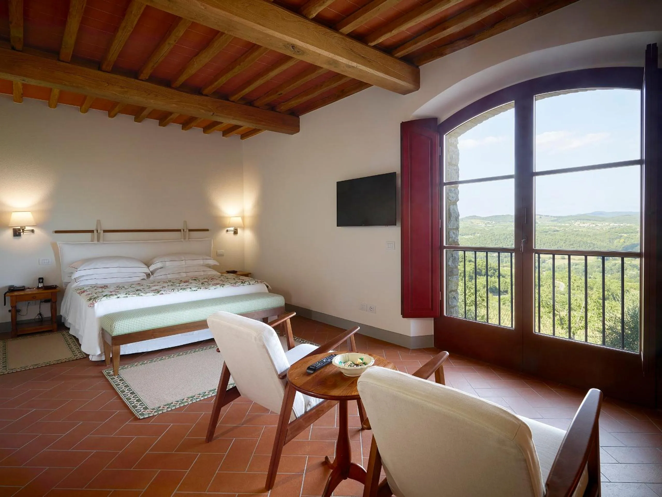 Bedroom, Bed in Hotel Le Fontanelle