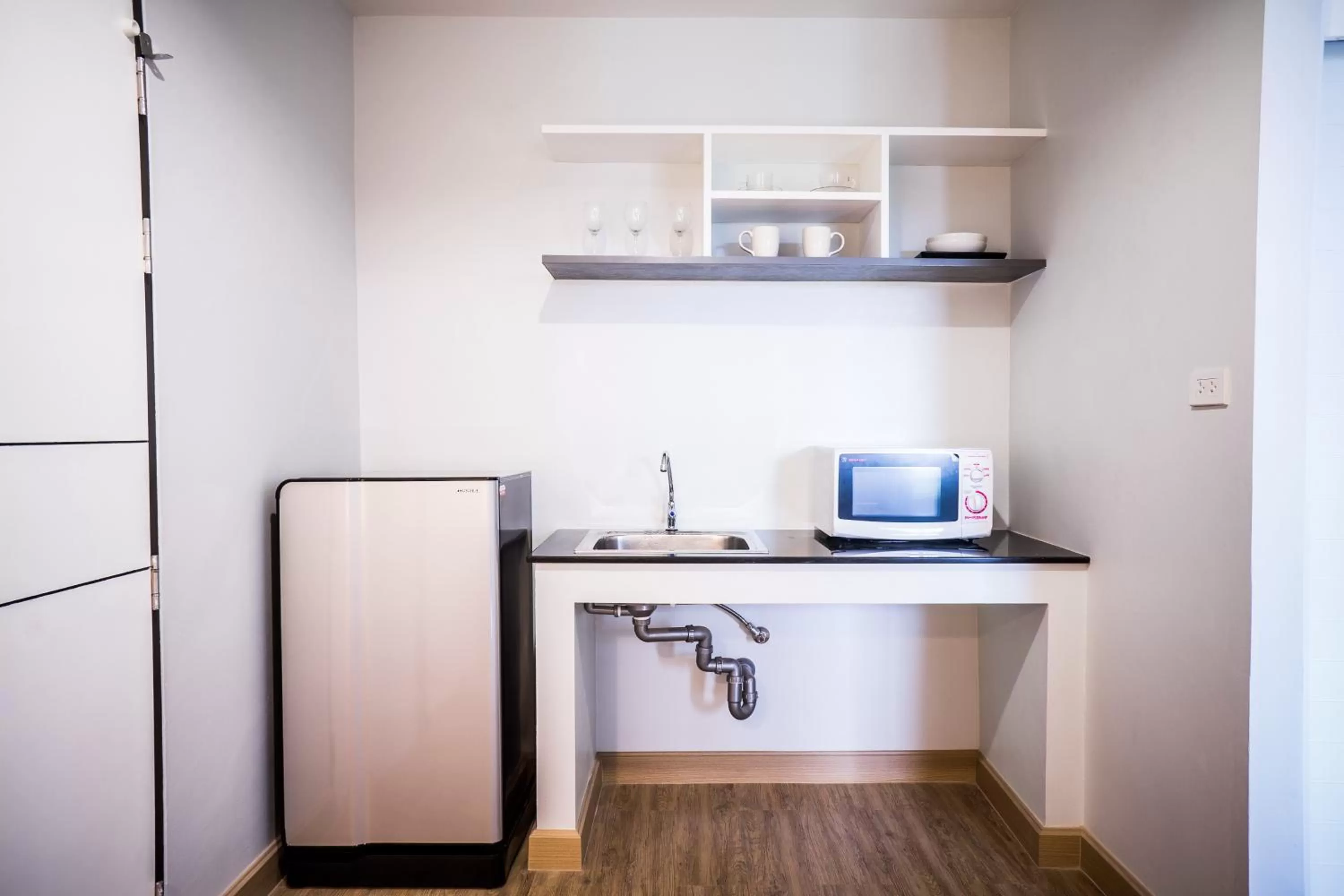 Kitchen or kitchenette in Vanilla Residence Chiangmai