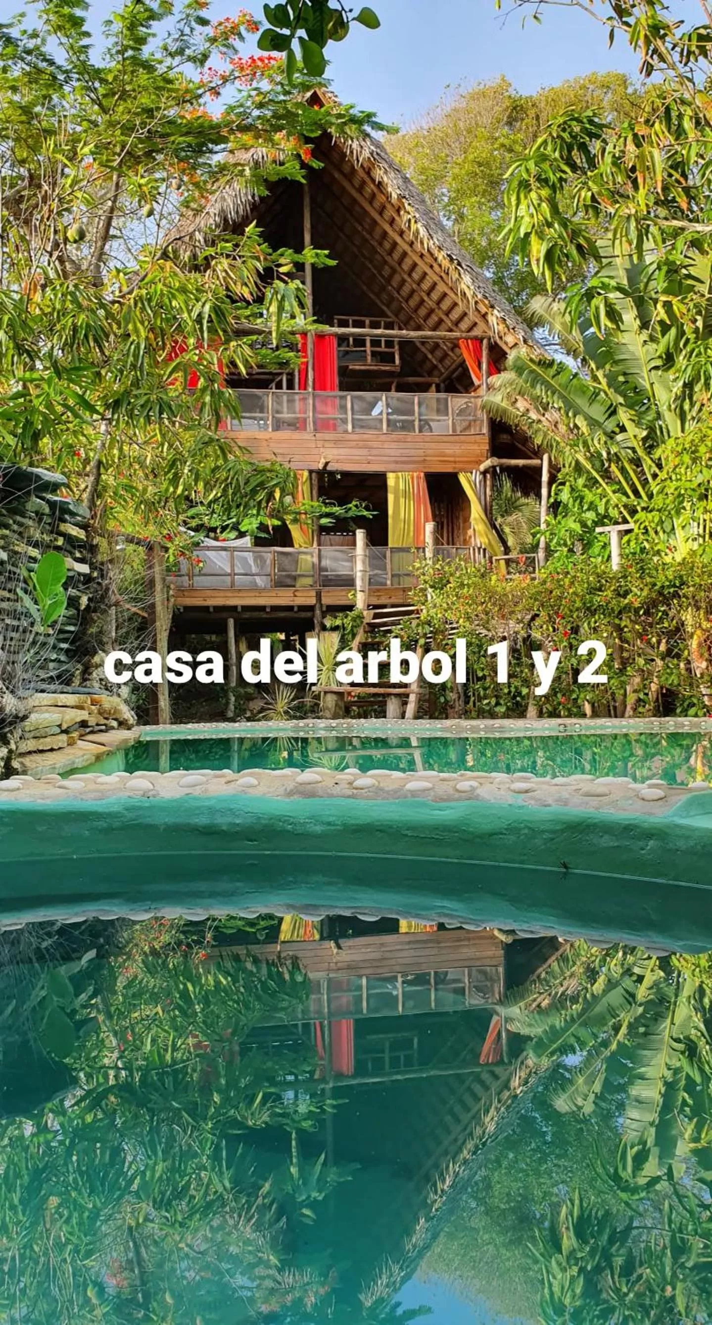 Swimming pool in Cabarete Maravilla Eco Lodge Boutique Beach Surf Encuentro, Kite, by AA Crypto Group