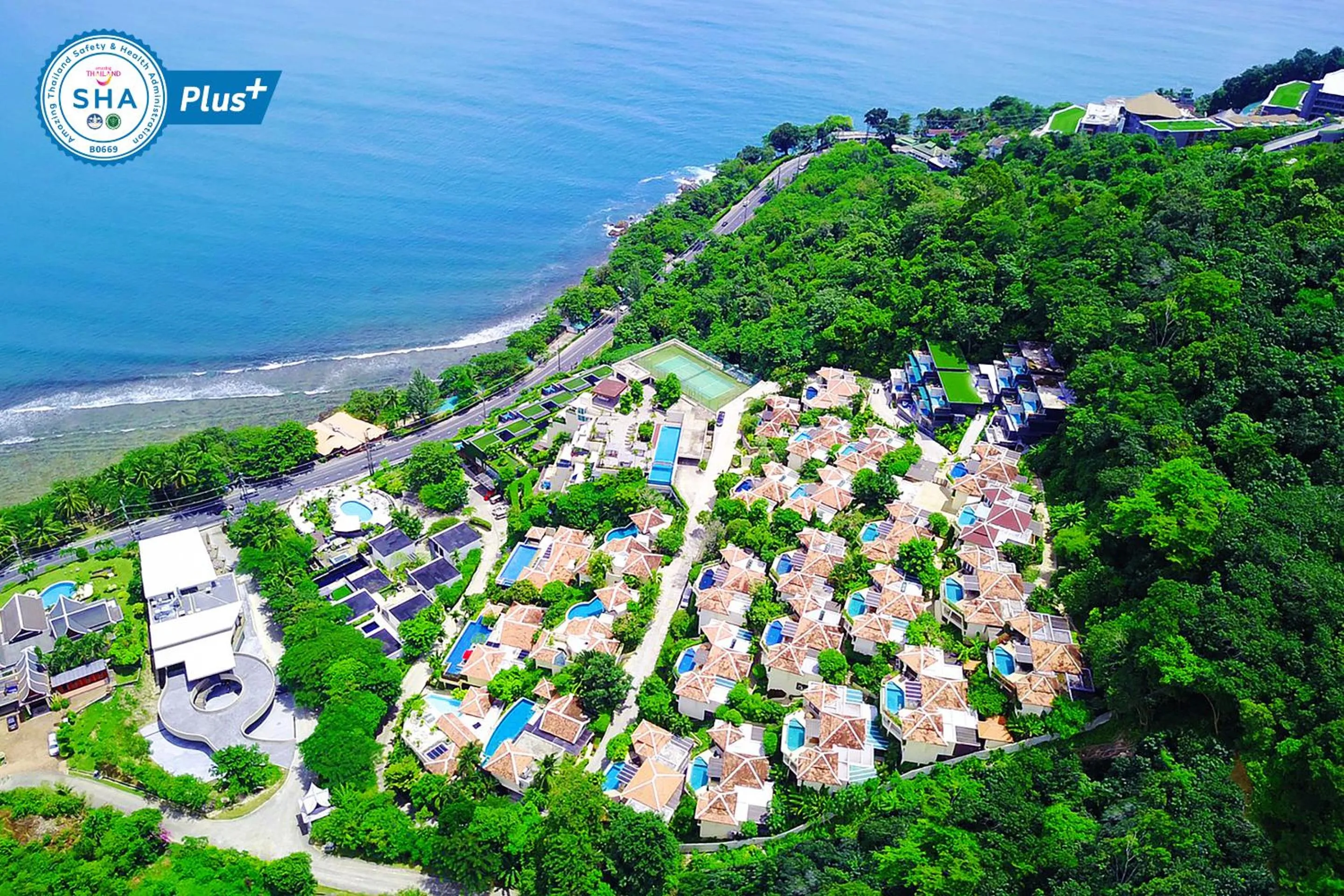 Bird's eye view in IndoChine Resort and Villas