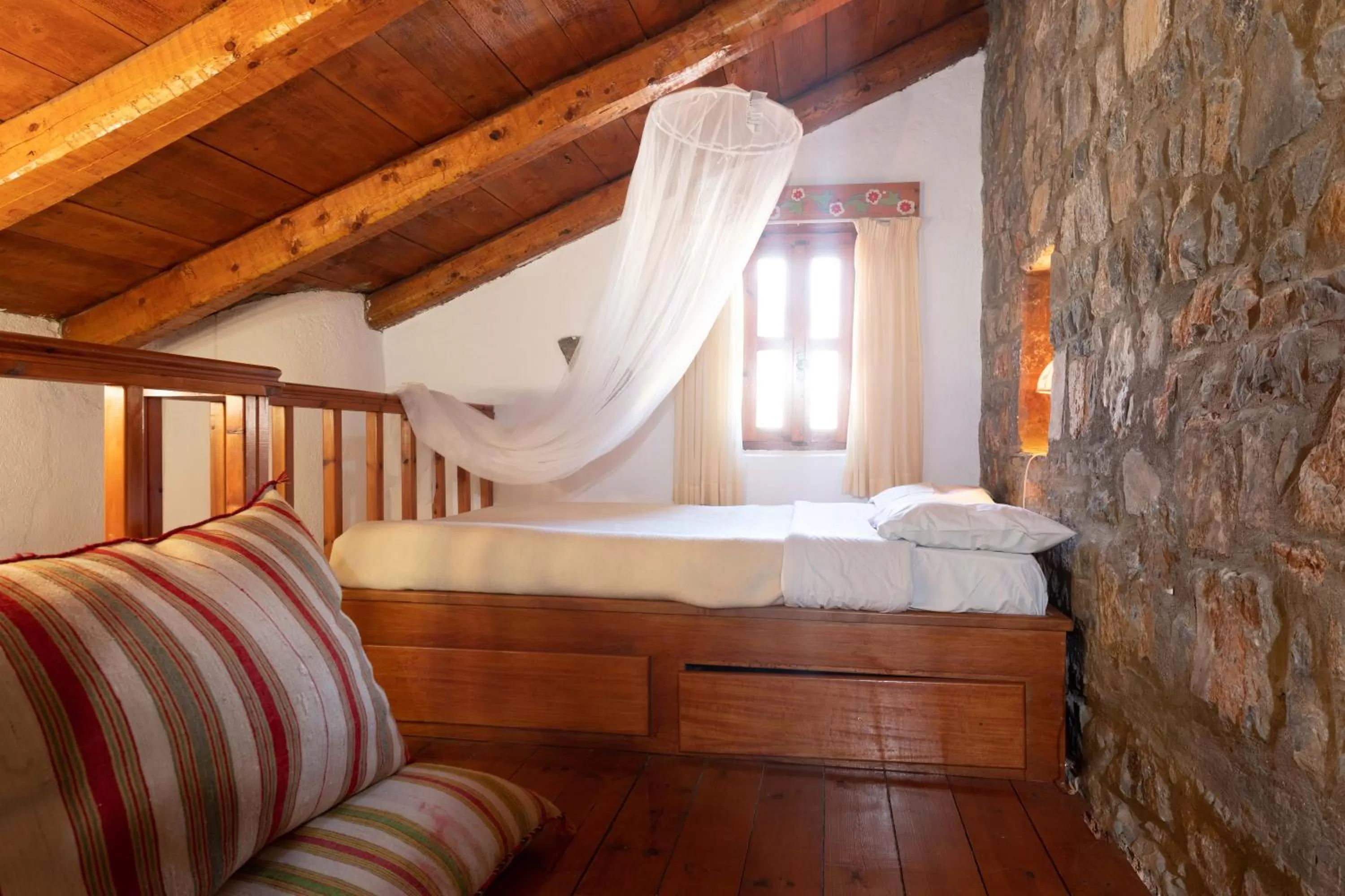 Bedroom, Bed in The Traditional Homes of Crete