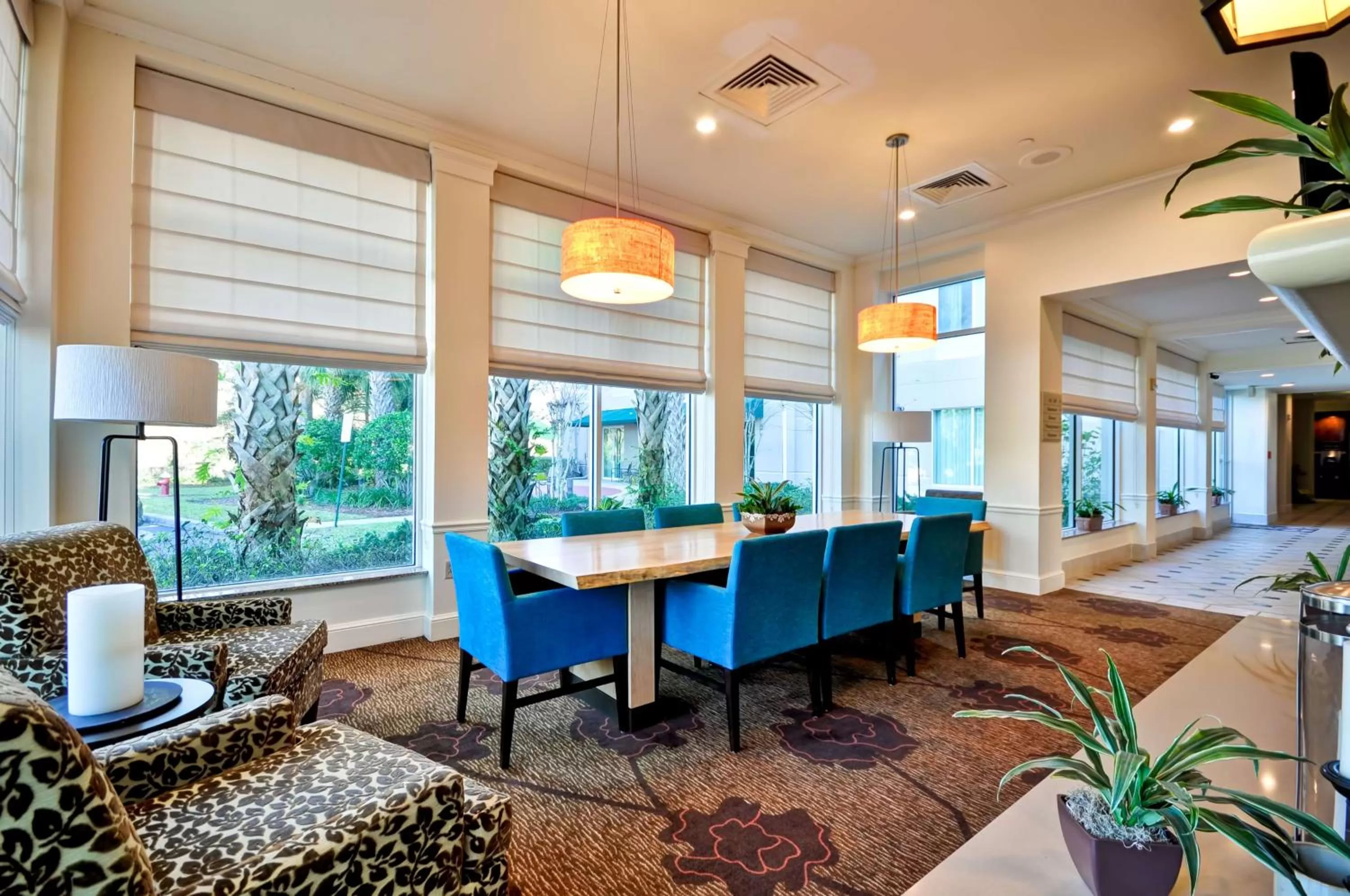 Lobby or reception in Hilton Garden Inn Tampa North