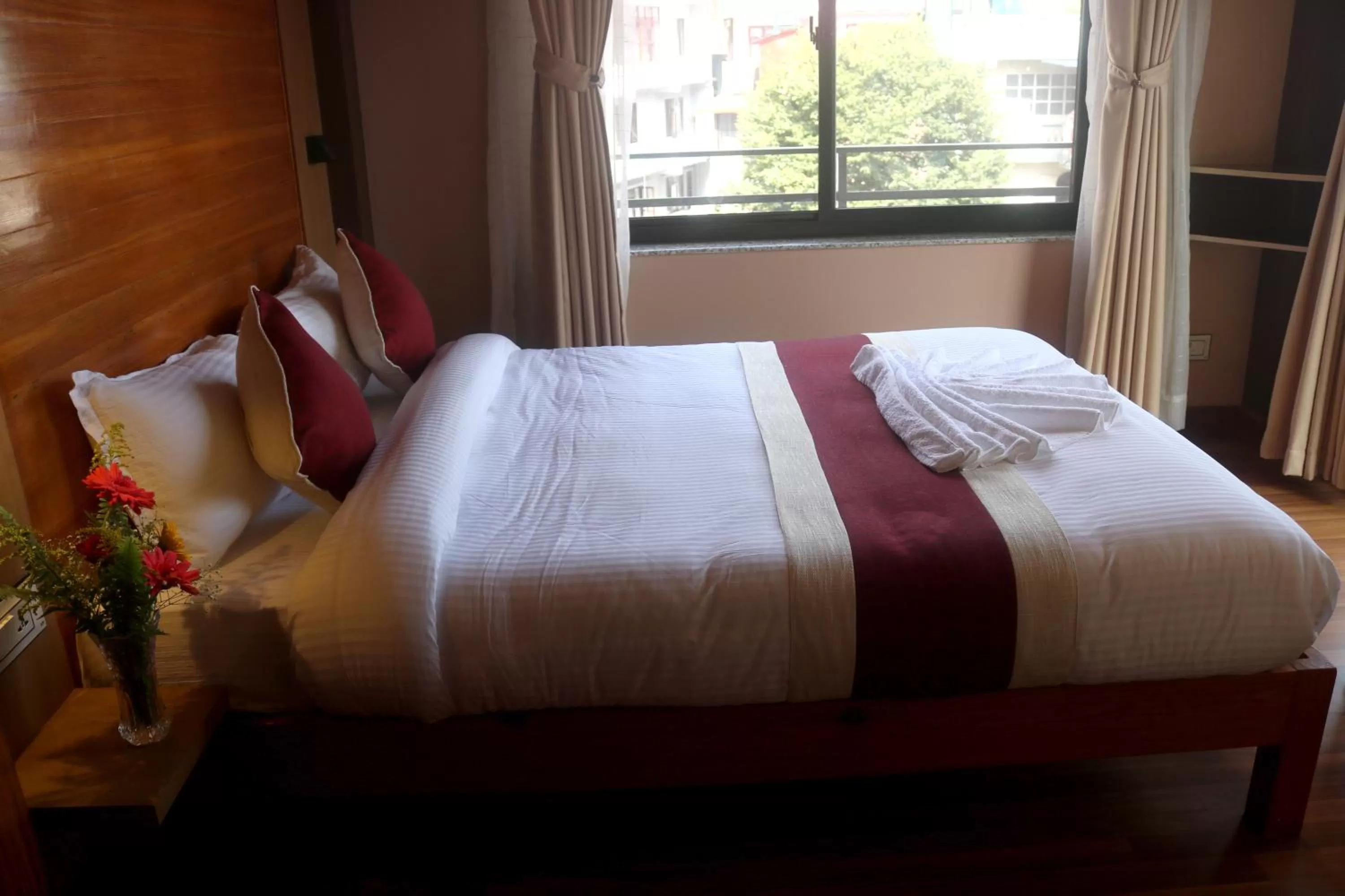 Bed in Hotel Family Ties Pvt. Ltd.