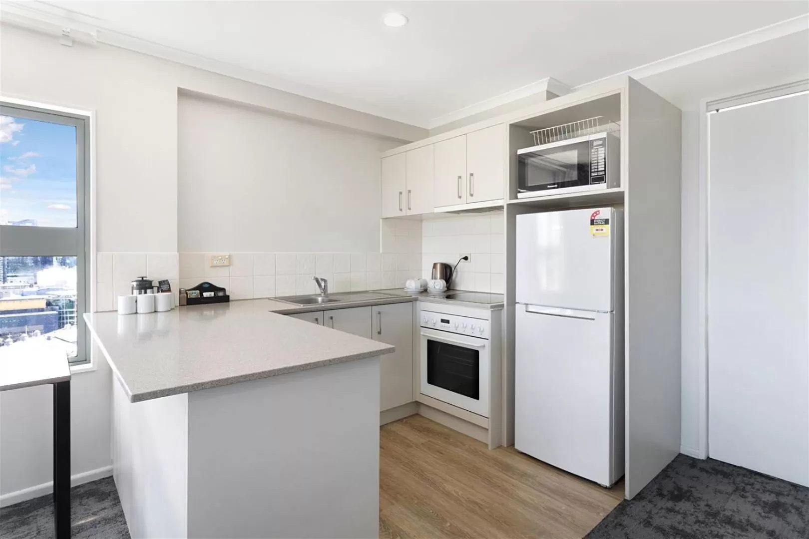 Kitchen or kitchenette in Quest Auckland Serviced Apartments