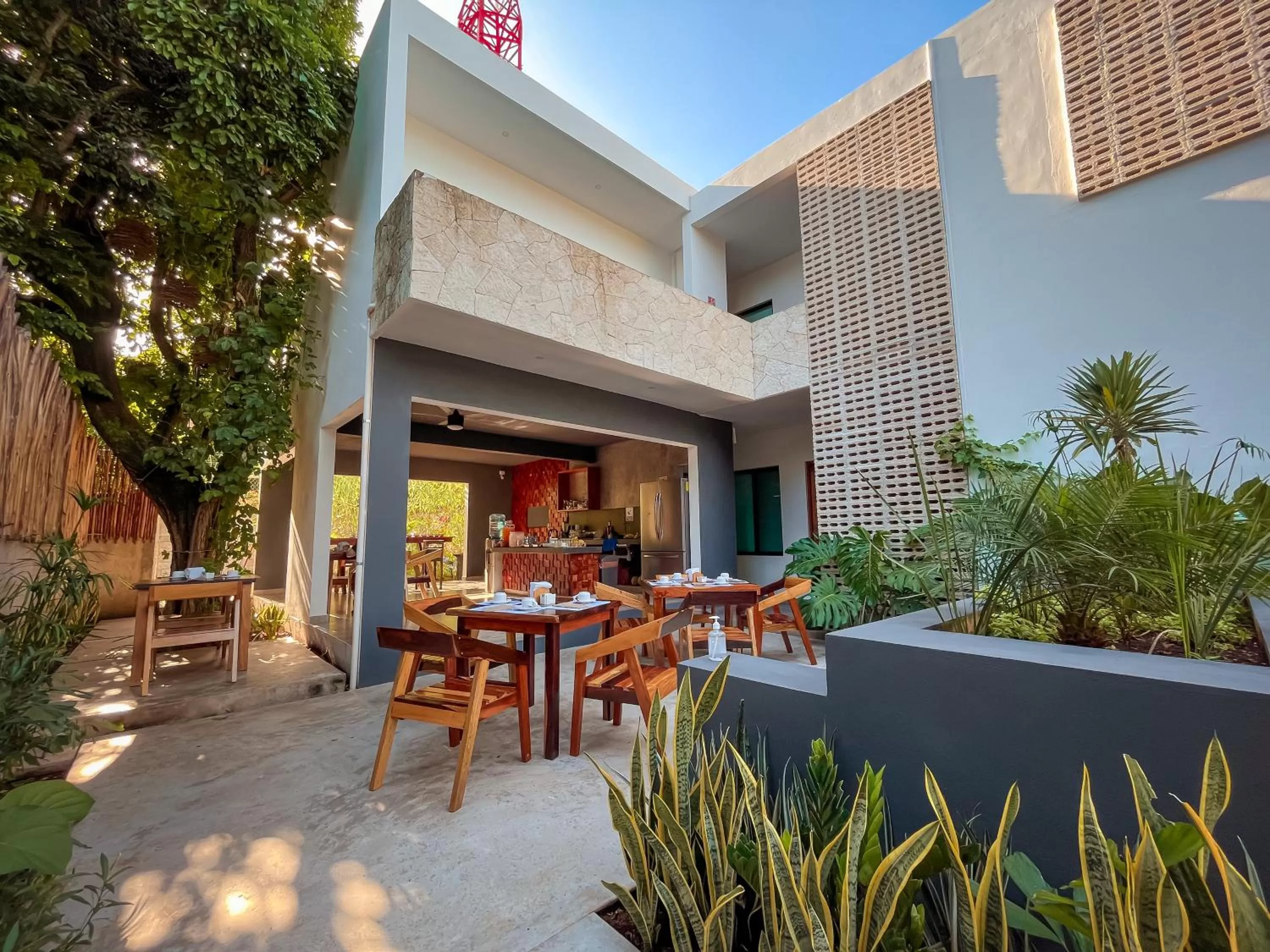 Patio, Restaurant/Places to Eat in HOTEL KOOKAY VALLADOLID