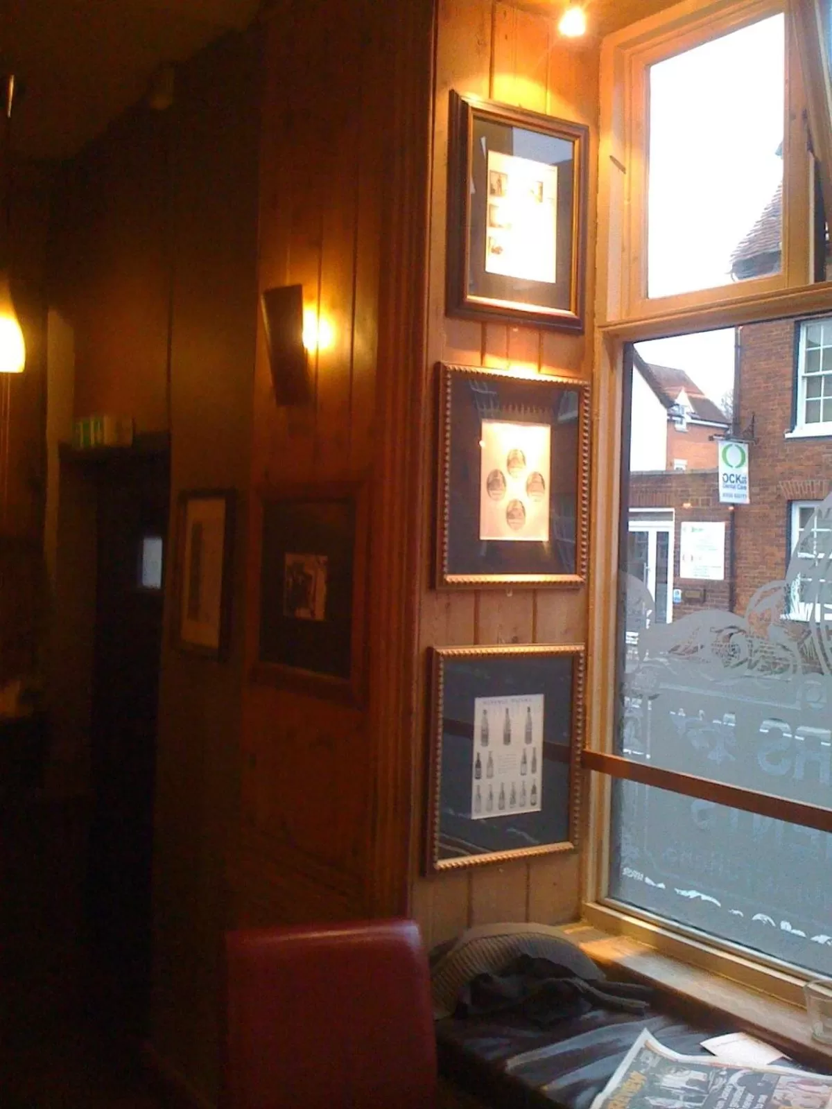 Decorative detail in The Brewery Tap