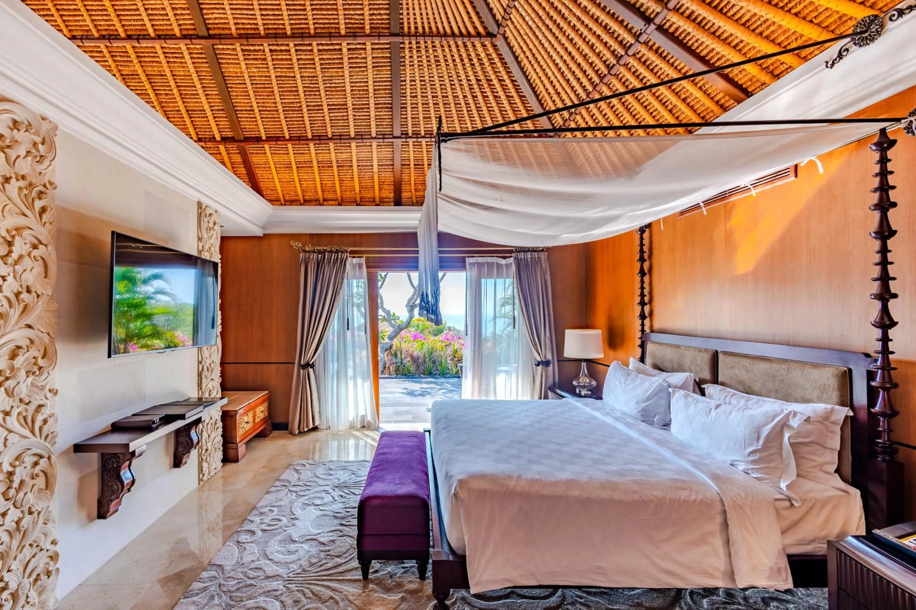 Bed in AYANA Villas Bali