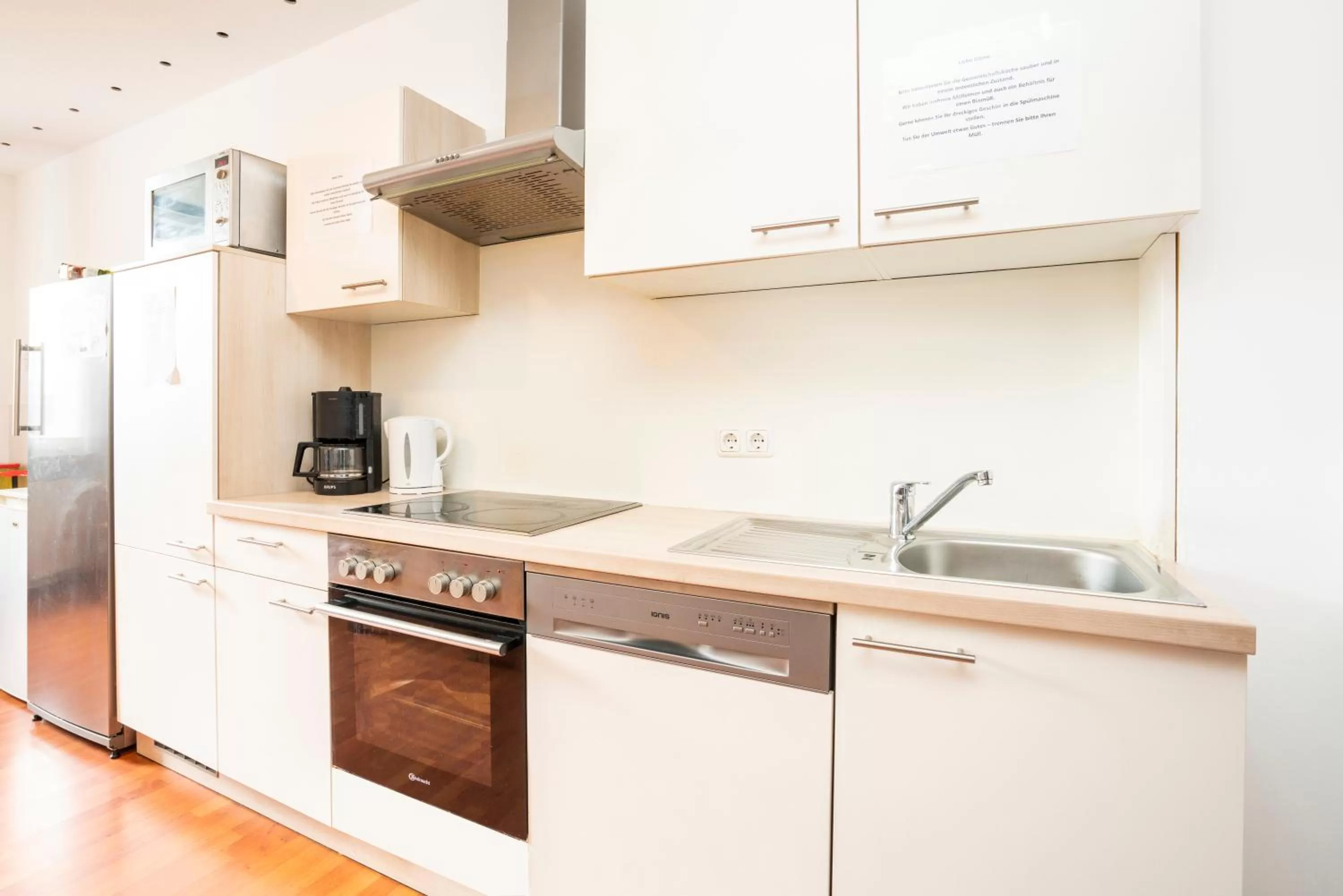 Communal kitchen in Bamberg Inn