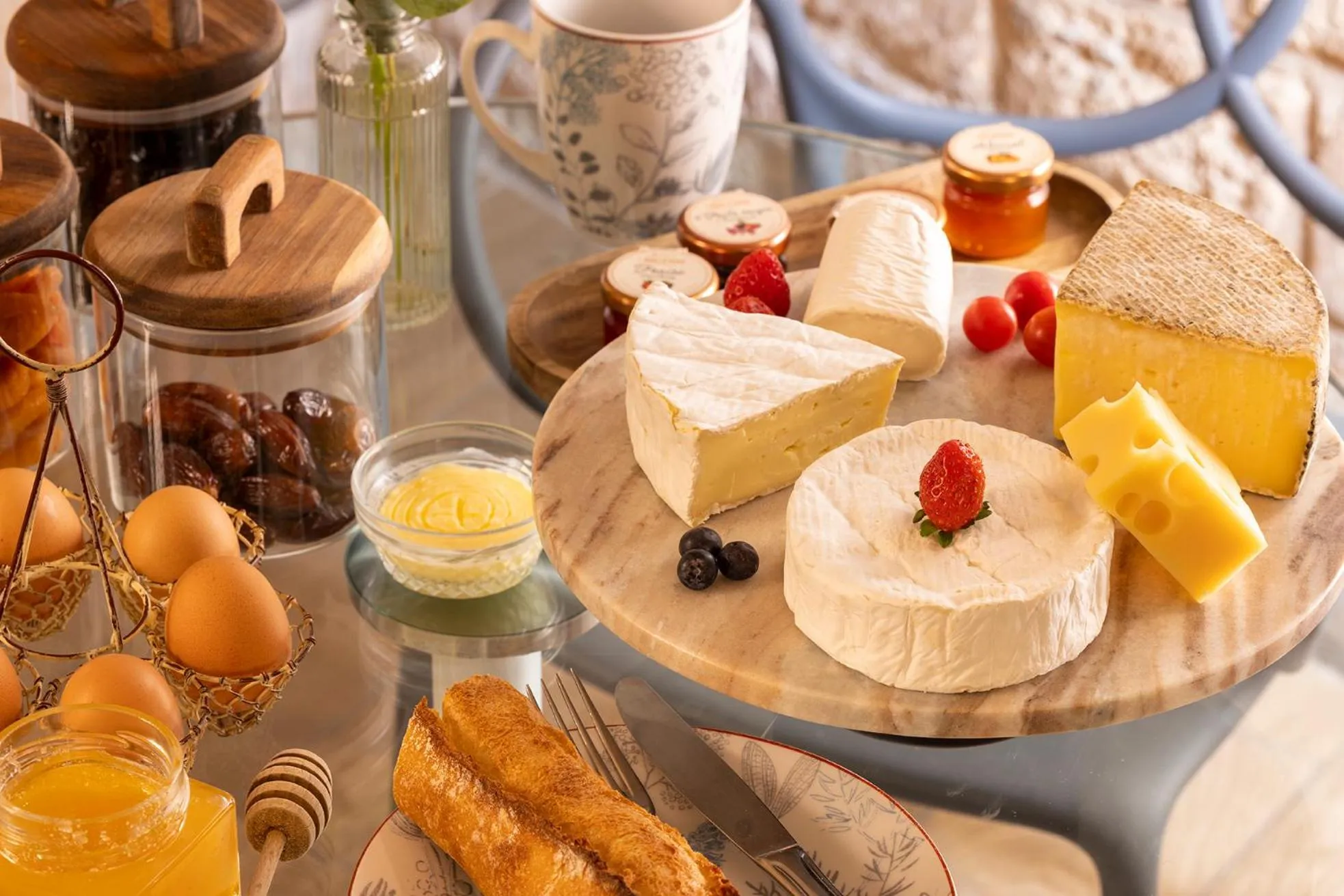 Buffet breakfast in Hotel Chavanel