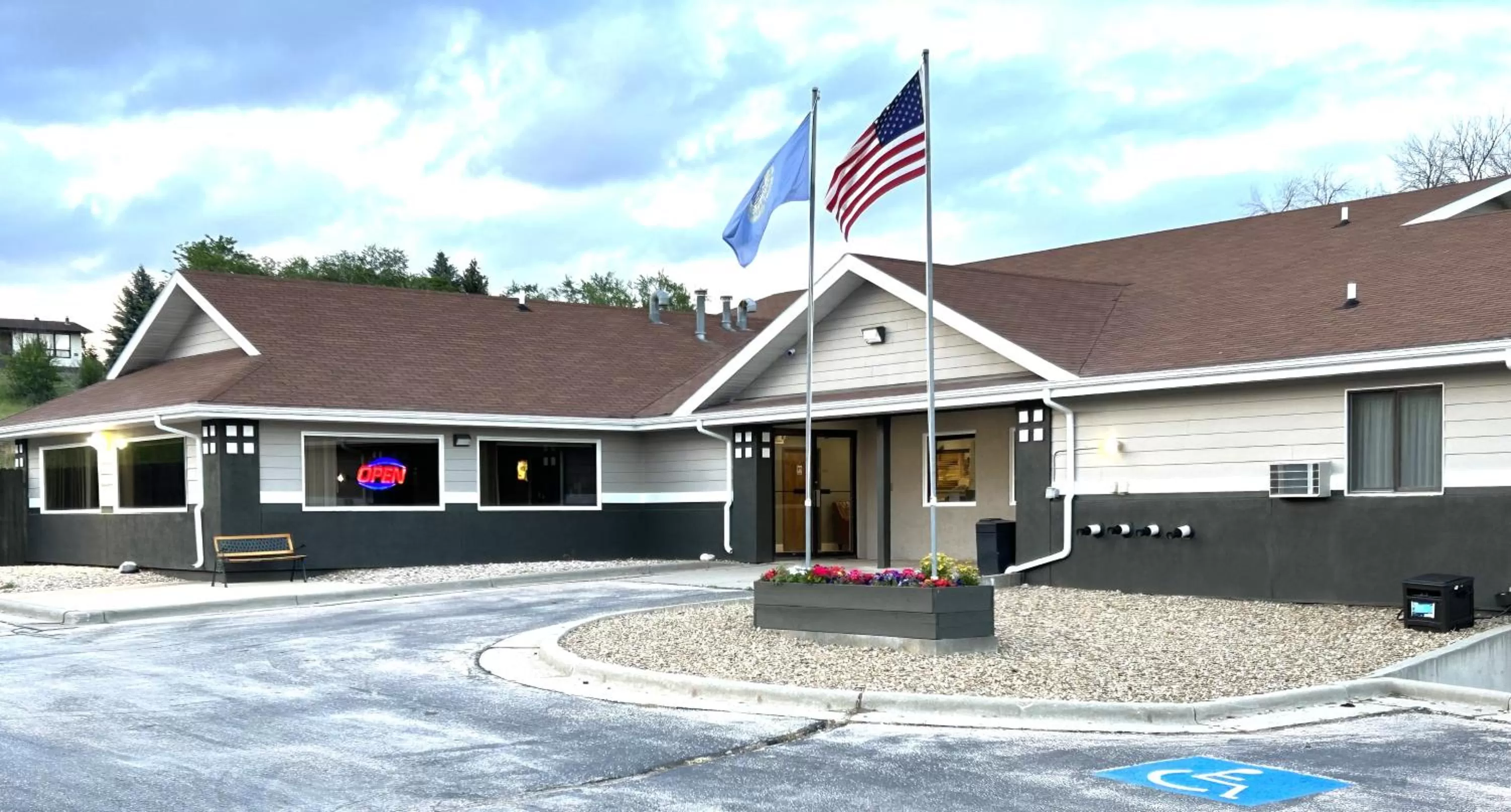 Property building in Super 8 by Wyndham Hot Springs