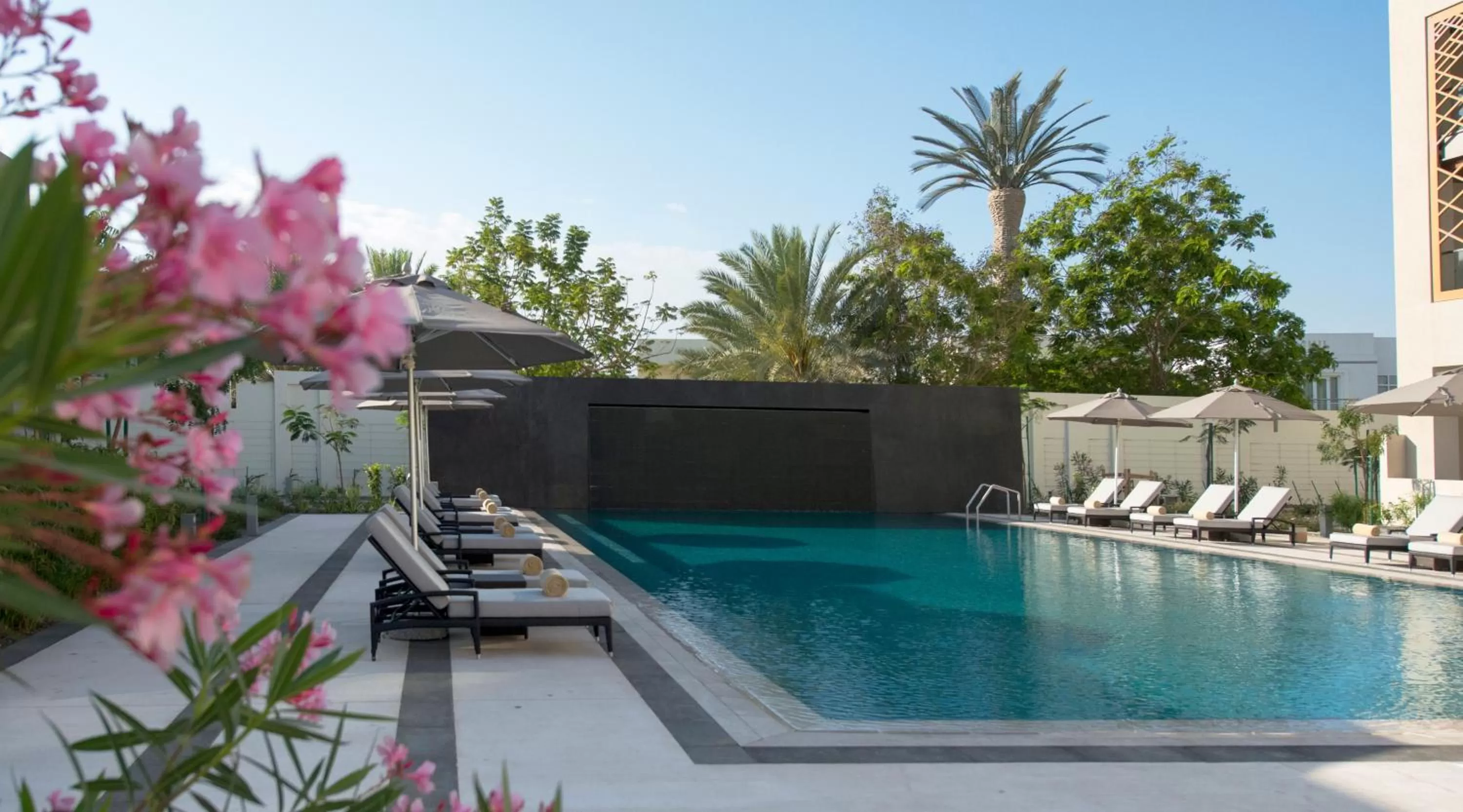 Swimming pool in Kempinski Hotel Muscat