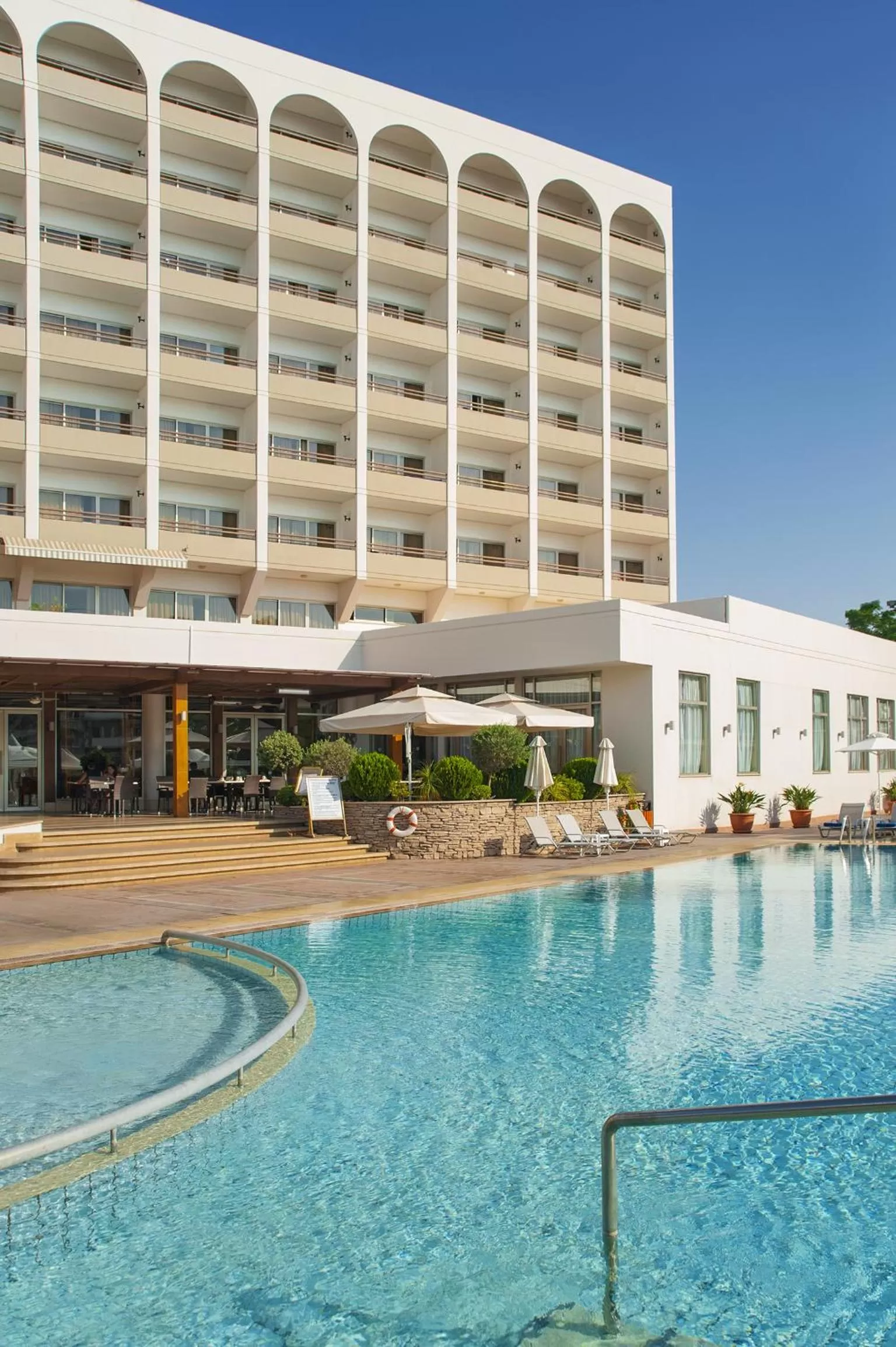 Property building in Ajax Hotel