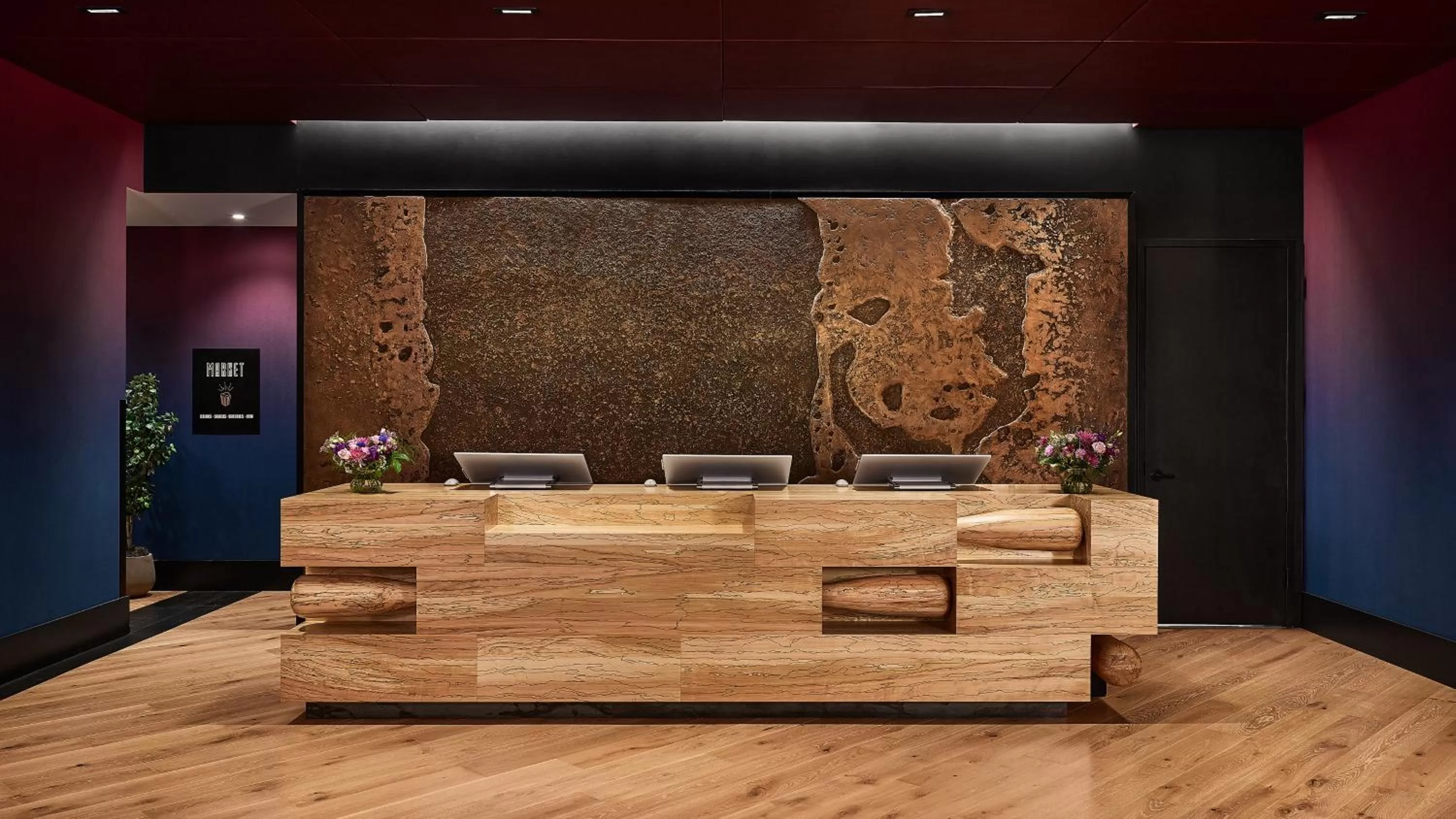 Lobby or reception in The Rally Hotel at McGregor Square