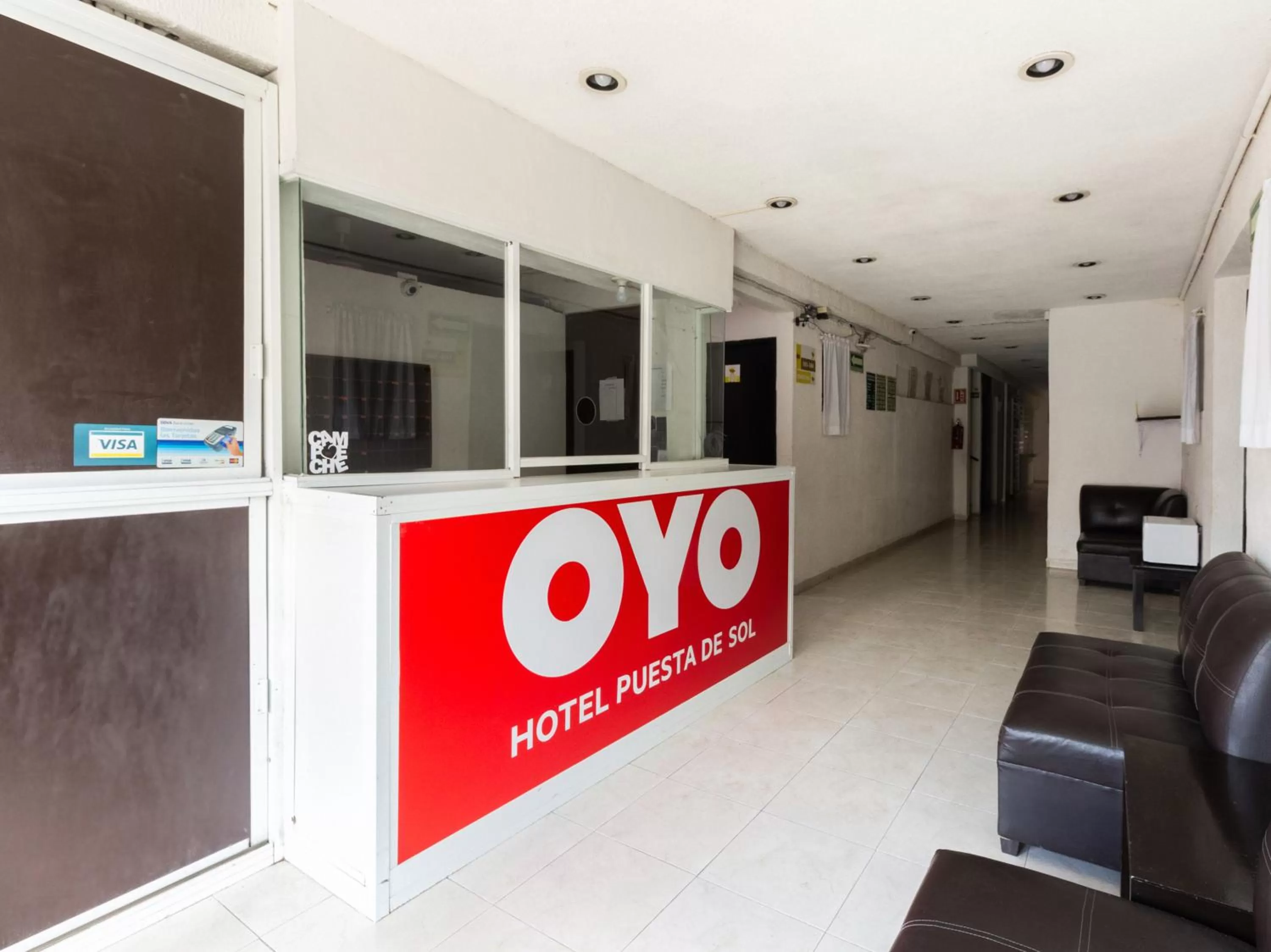 Lobby or reception in OYO Hotel Puesta del Sol, Santa Ana, Campeche