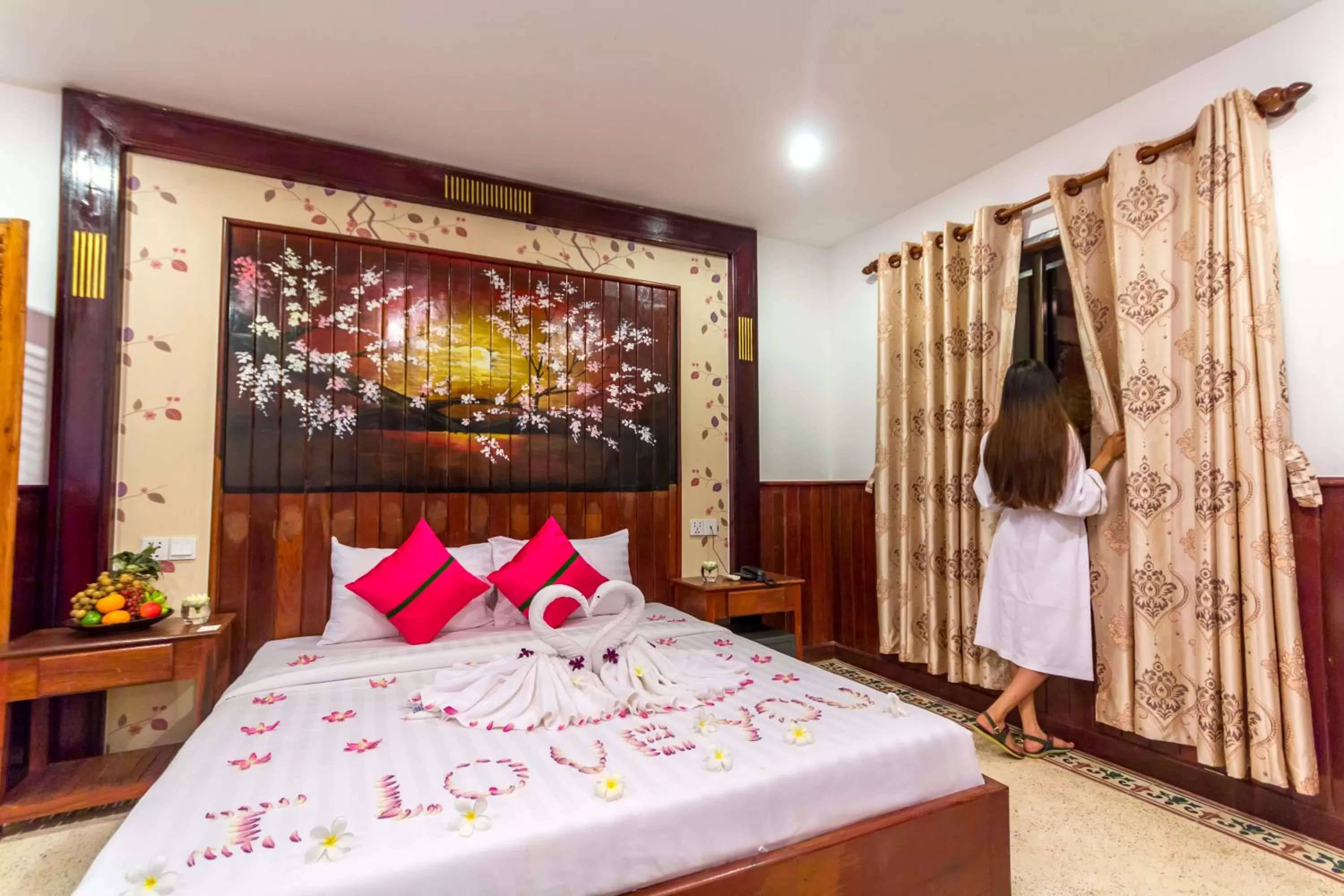 Bed in BayStone Resort