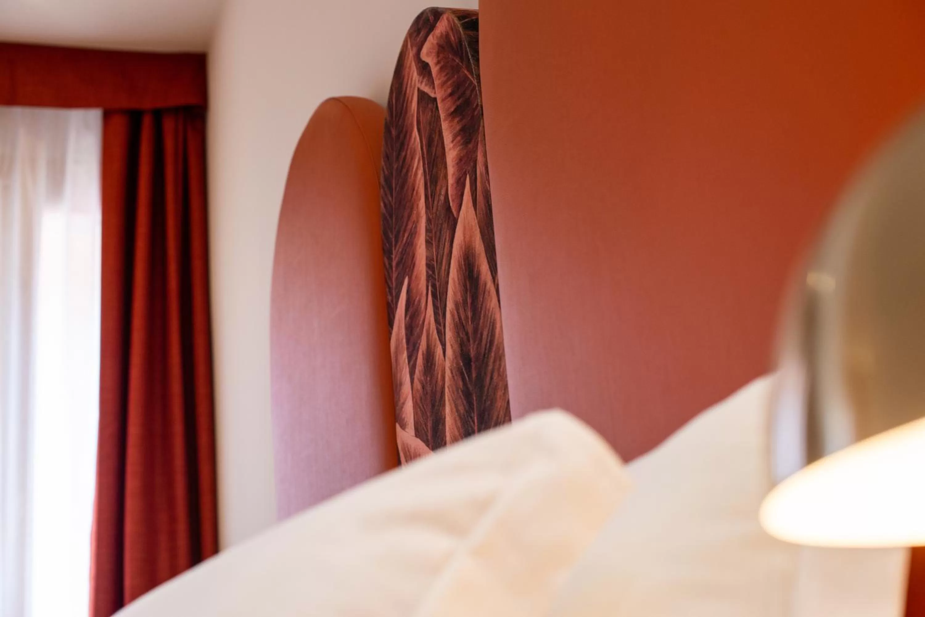 Decorative detail, Bed in Palazzina Fortuny