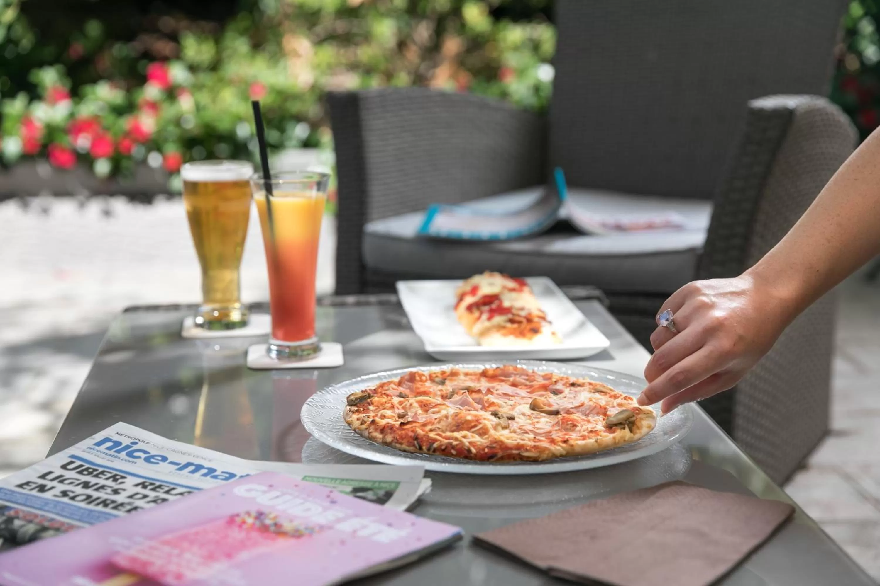 Patio in Best Western Plus Hôtel Brice Garden Nice