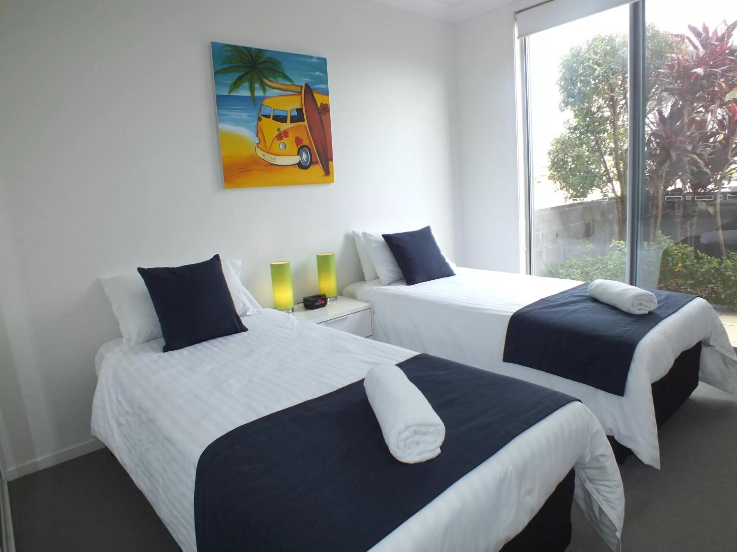 Bedroom, Bed in Pacific Marina Apartments