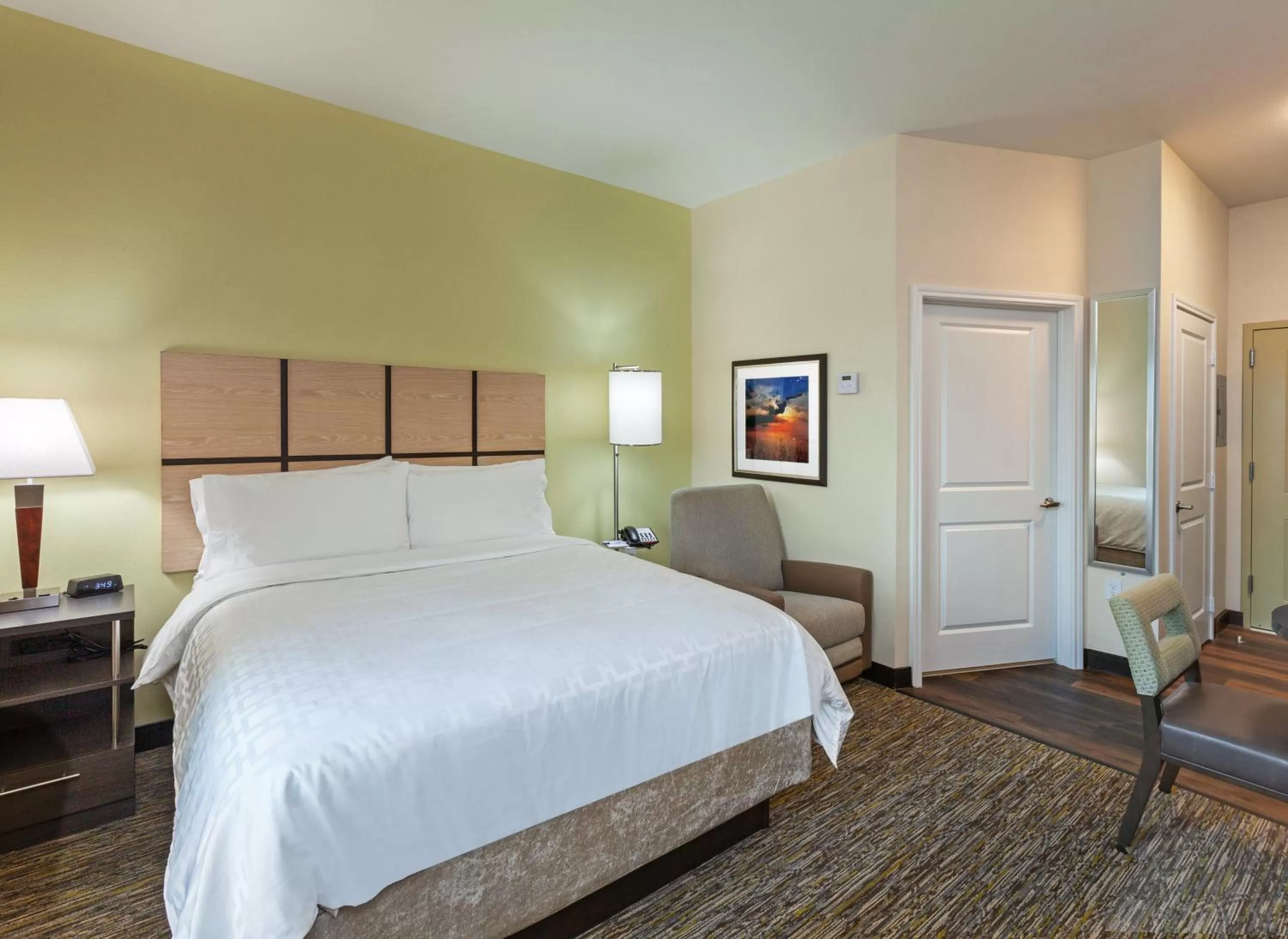 Bedroom, Bed in Candlewood Suites - Houston - Pasadena by IHG