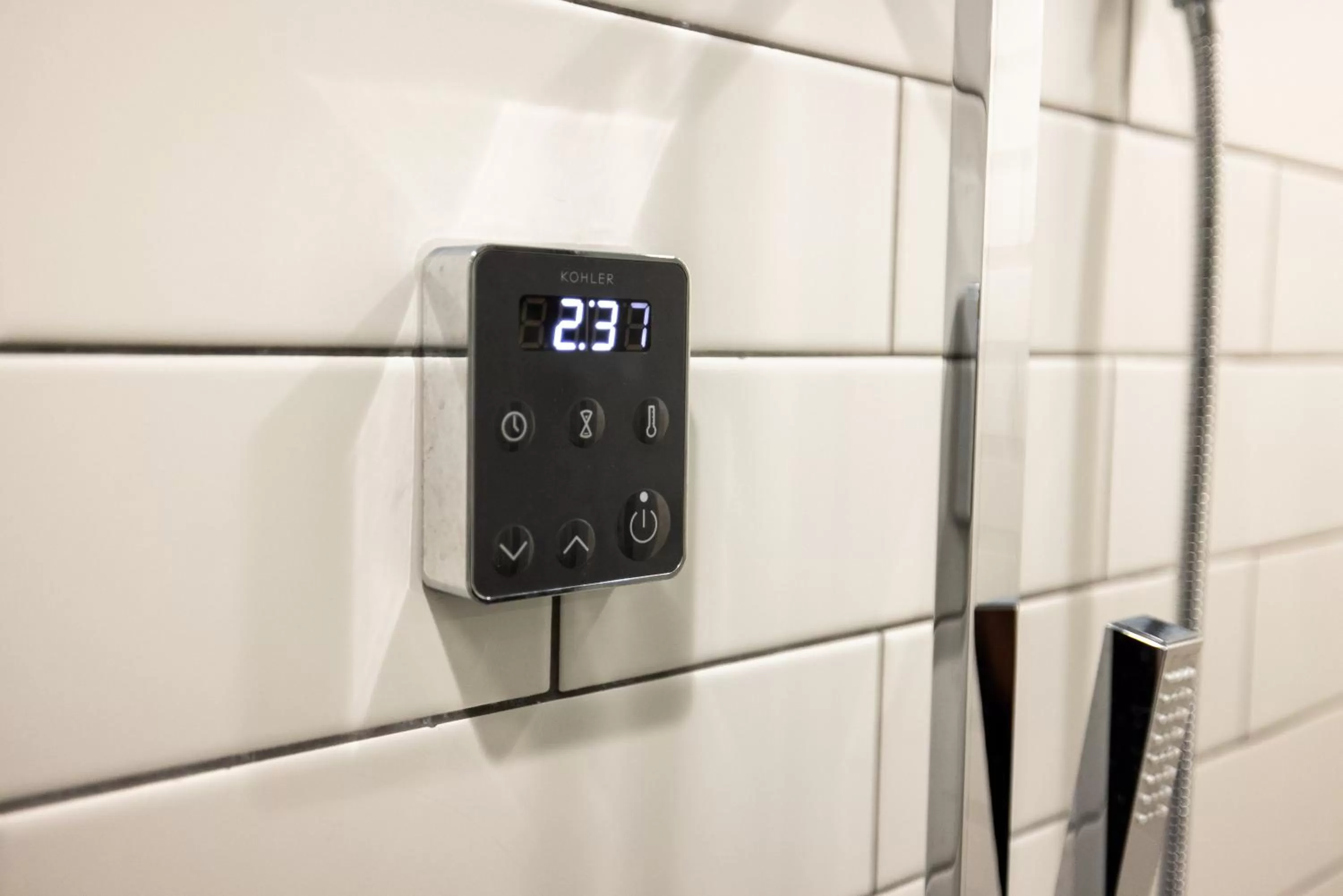 Steam room in Infinity Hotel San Francisco, Tapestry Collection by Hilton