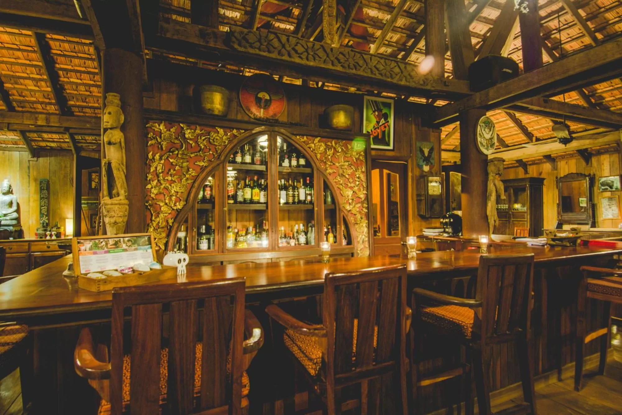 Lounge or bar in Terres Rouges Lodge