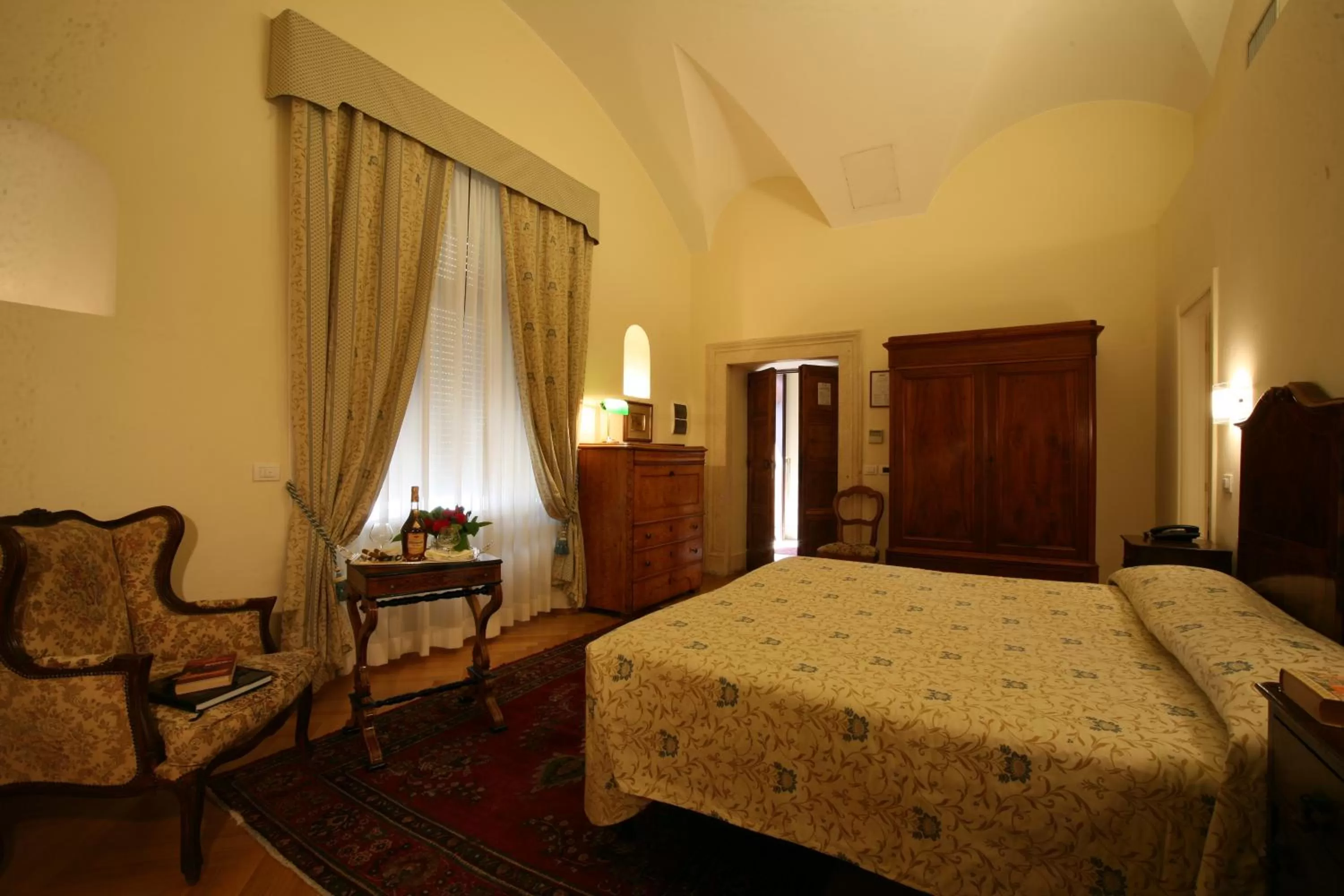 Bedroom in Grand Hotel Dei Castelli